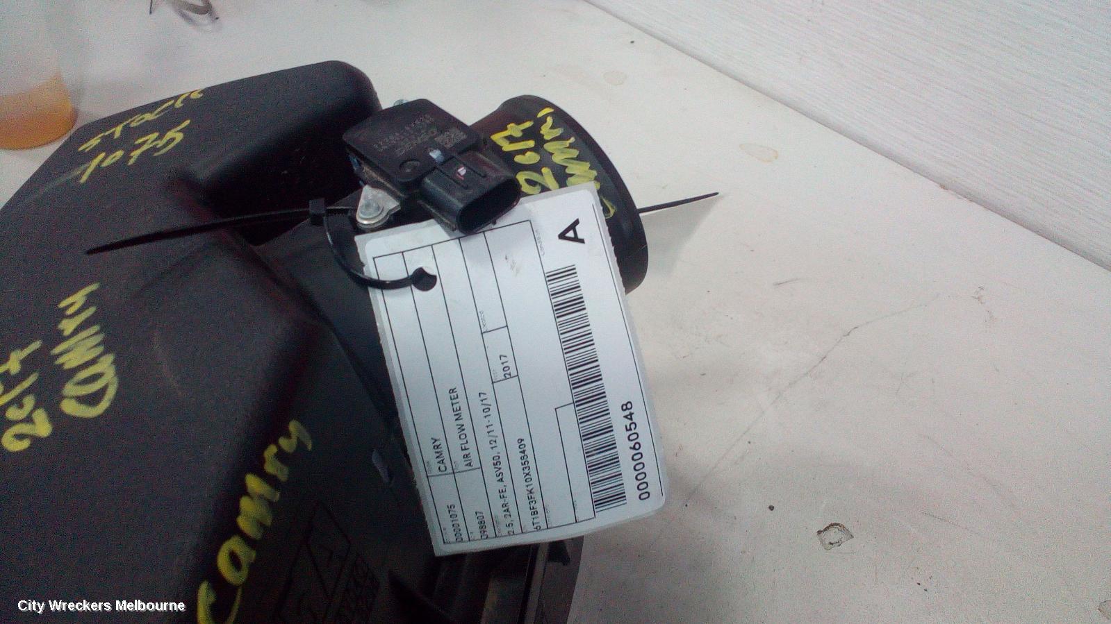 TOYOTA CAMRY AIR FLOW METER, 2.5, 2AR-FE, ASV50, 12/2011 - 10/2017 - Image 2