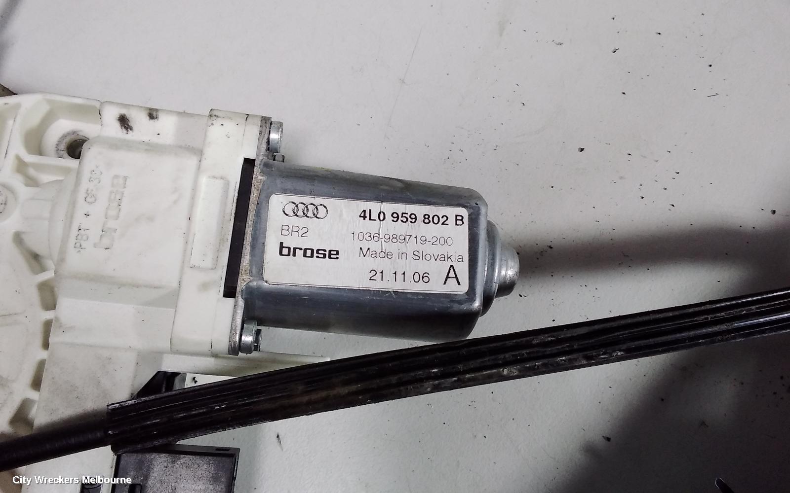 AUDI Q7 RIGHT FRONT WINDOW REG/MOTOR, 4L, 09/2006 - 08/2015 - Image 2