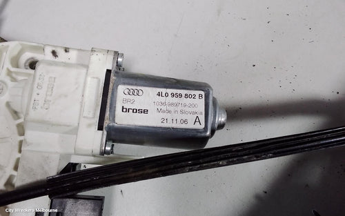 AUDI Q7 RIGHT FRONT WINDOW REG/MOTOR, 4L, 09/2006 - 08/2015 - Image 2