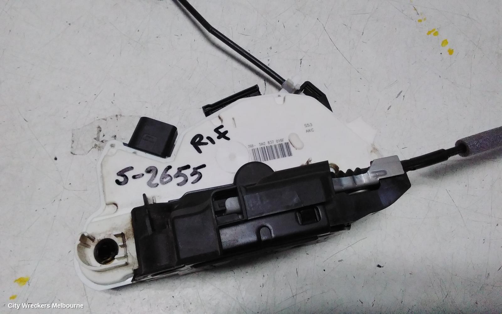 VOLKSWAGEN TIGUAN DOOR/BOOT/GATE LOCK, RIGHT FRONT DOOR LOCK, 5N, W/O SAFETY LOCK TYPE, P/N 5N2837016F (7 PIN), 07/2011 - 08/2016 - Image 3
