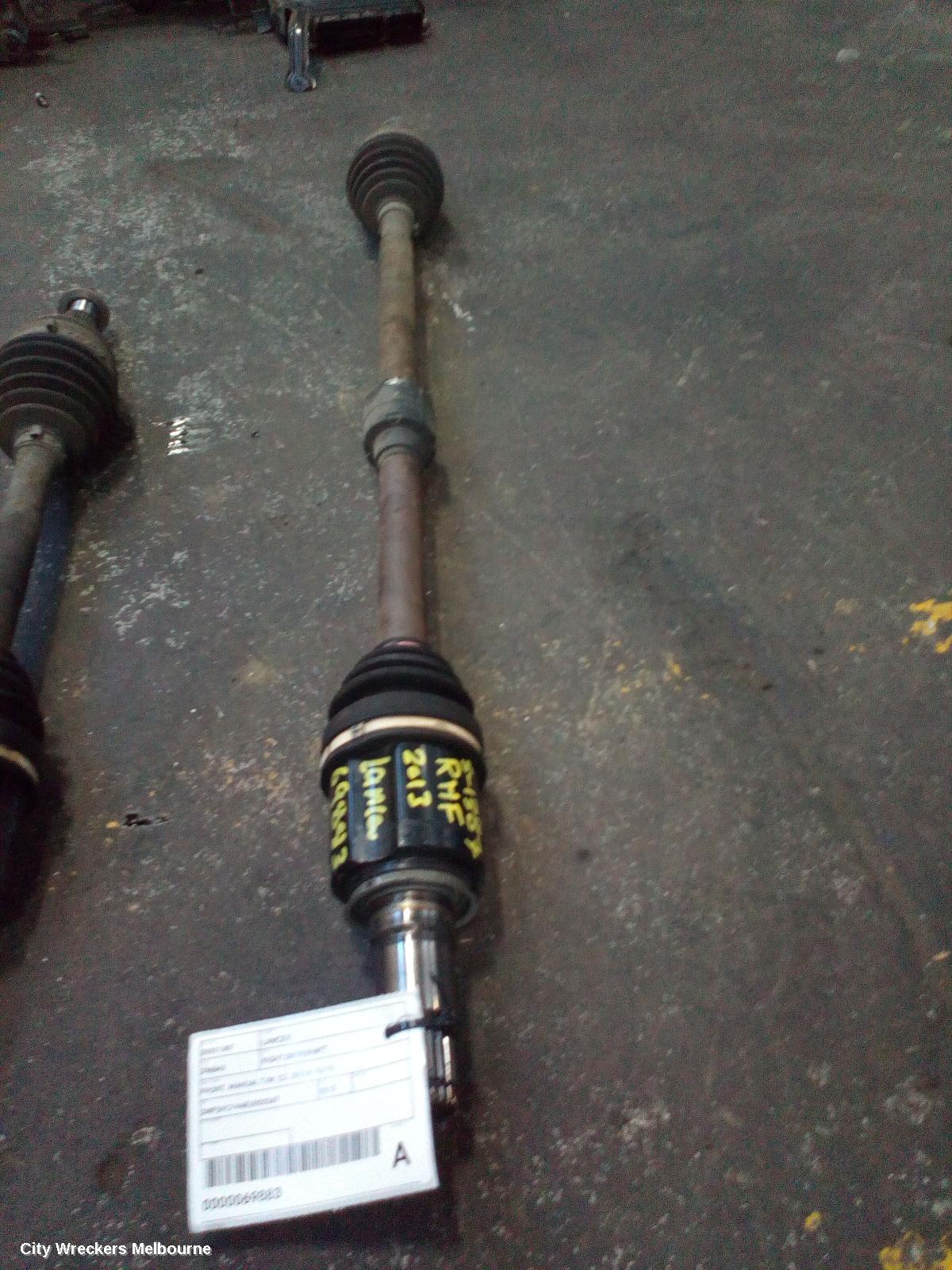 MITSUBISHI LANCER RIGHT DRIVESHAFT, FRONT, MANUAL T/M, CJ, 09/2010 - 10/2015 - Image 1
