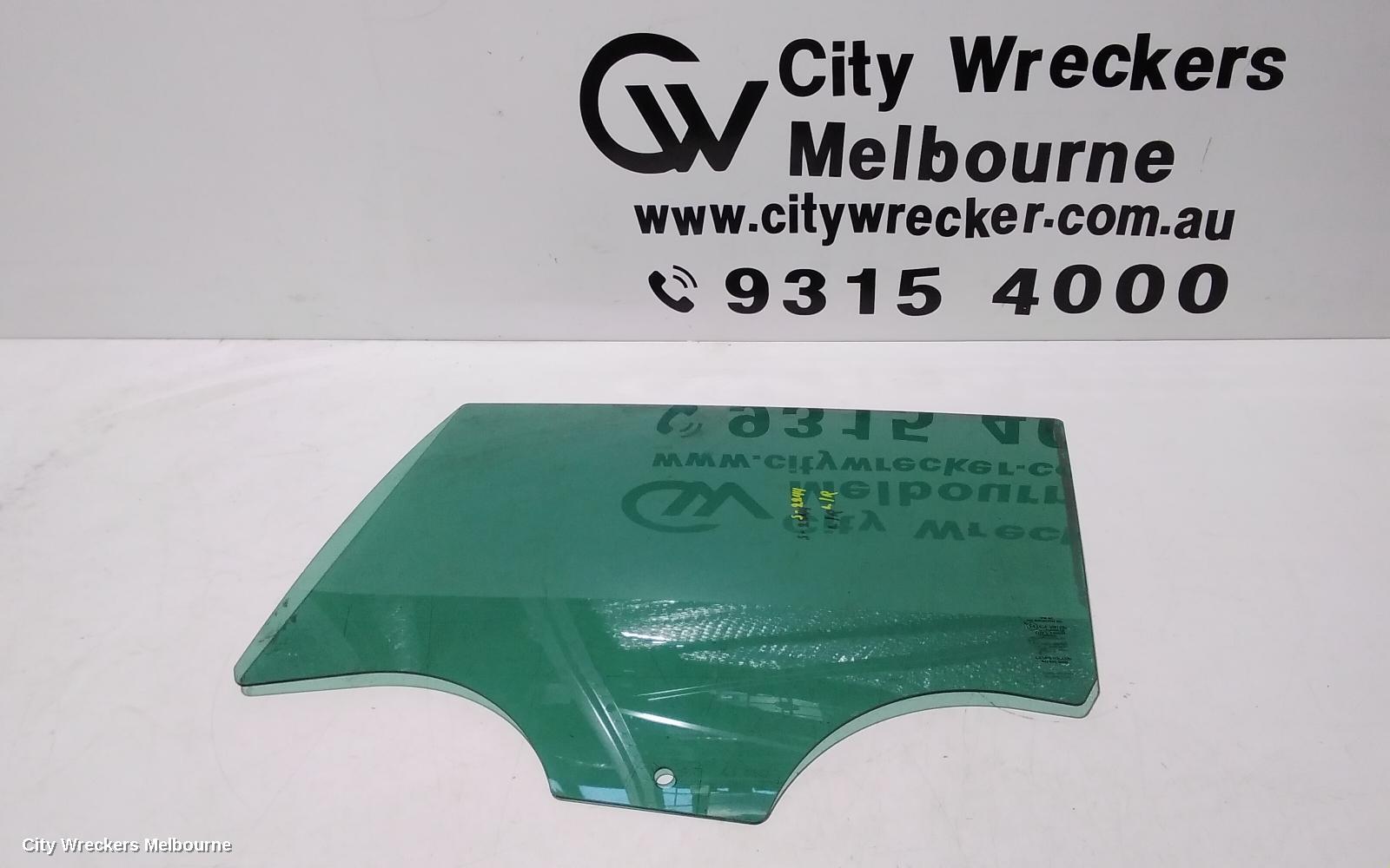 SKODA RAPID LEFT REAR DOOR WINDOW, NH, 05/2014 - 12/2020 - Image 1
