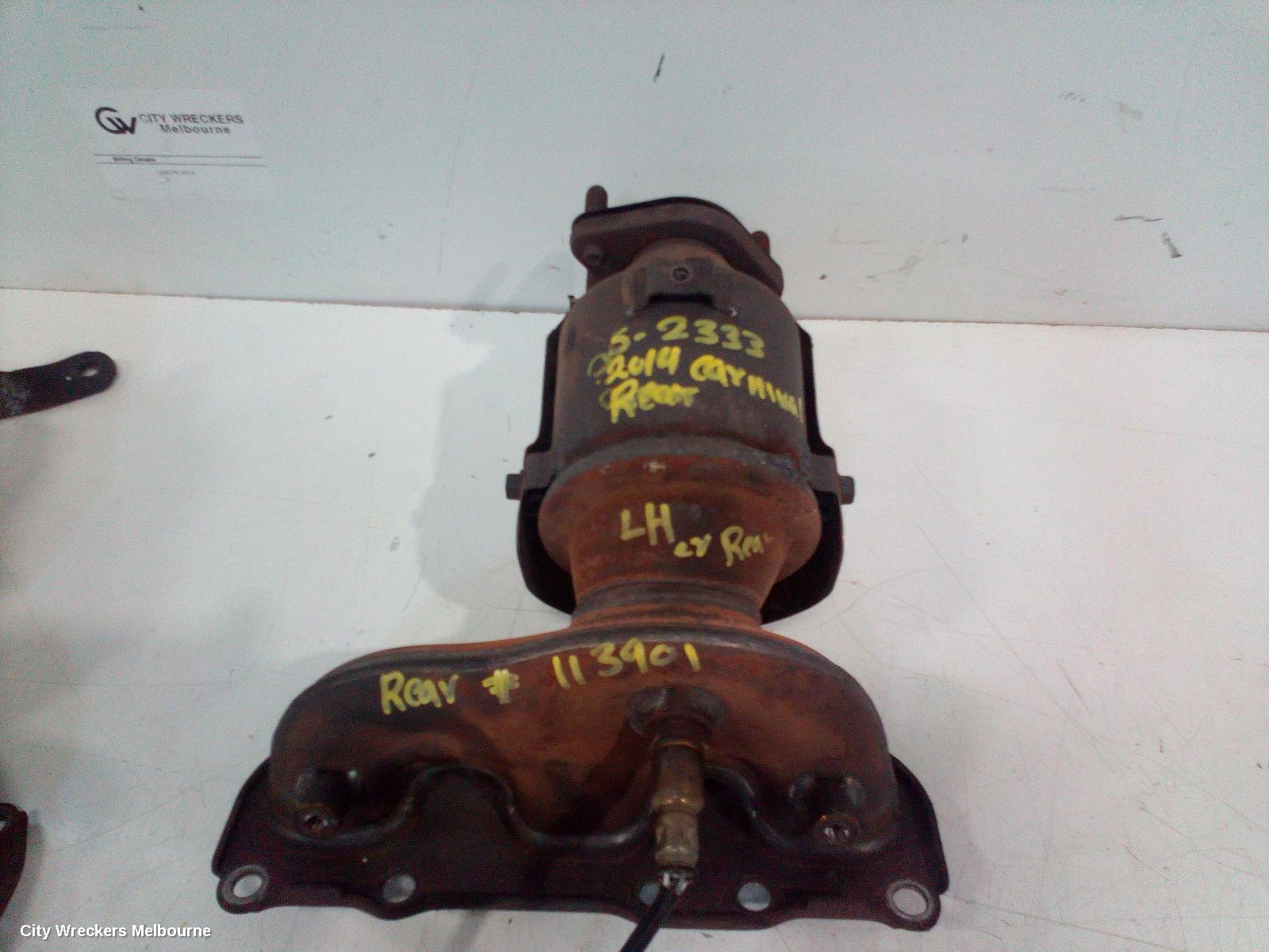 KIA CARNIVAL/GRAND CARNIVAL CATALYTIC CONVERTER, MANIFOLD-CAT TYPE, 3.5, PETROL, LH SIDE, VQ, 03/2010 - 12/2014 - Image 2