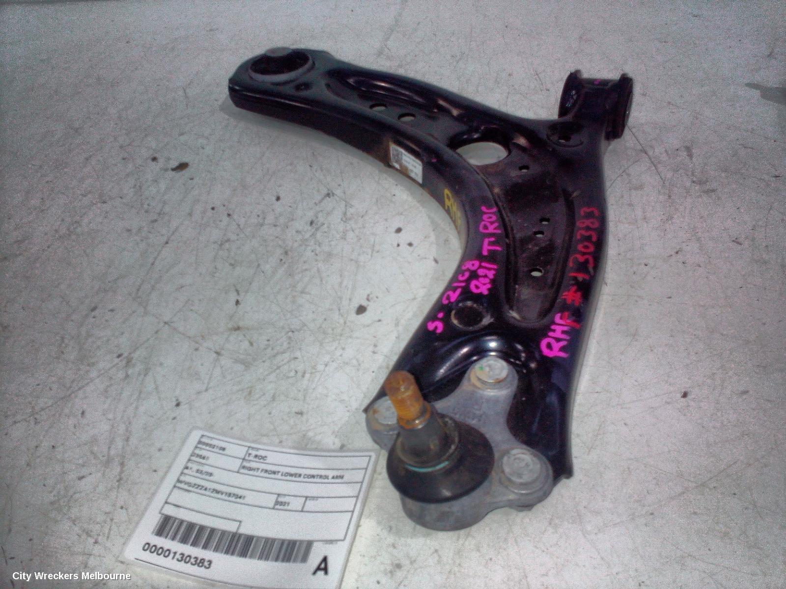 VOLKSWAGEN T-ROC RIGHT FRONT LOWER CONTROL ARM, A1, 03/2020 - 12/2025 - Image 1