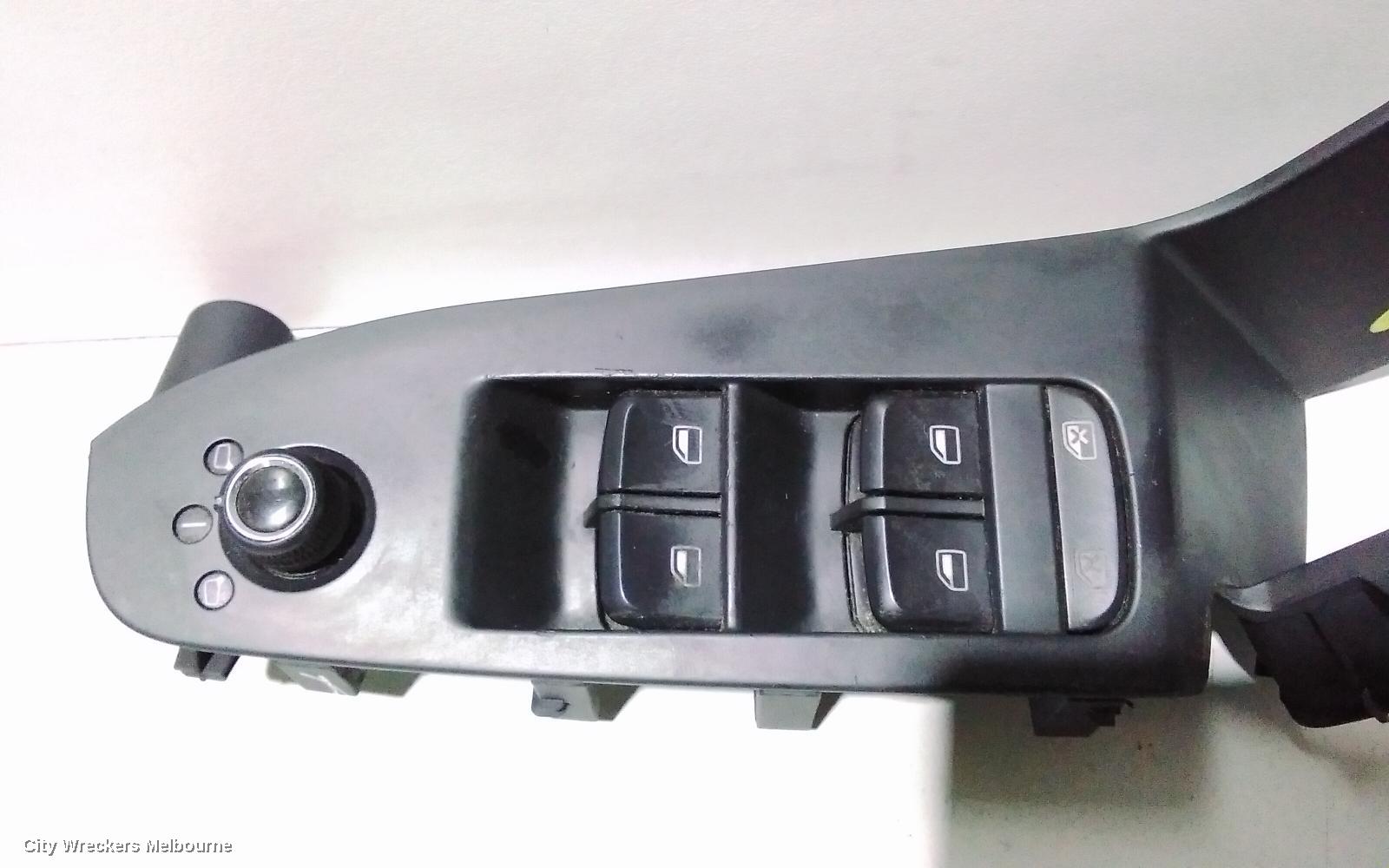 AUDI A4 PWR DR WIND SWITCH, RH FRONT (MASTER SWITCH), B8 8K, 02/2008 - 06/2012 - Image 2