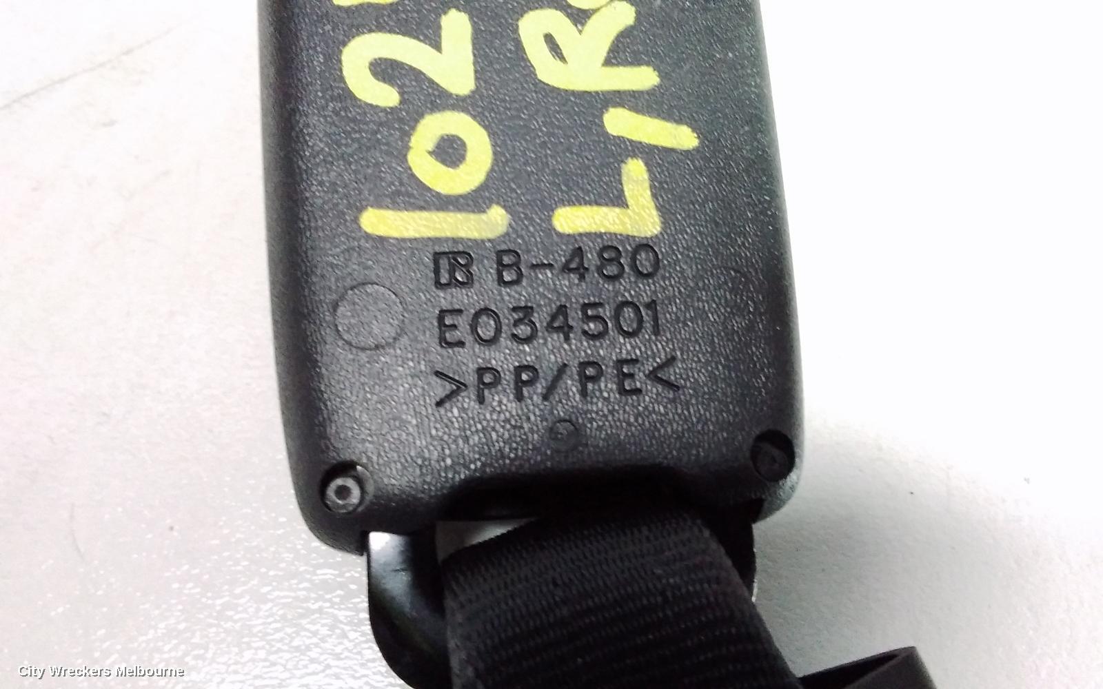 TOYOTA RAV4 SEATBELT/STALK, LH REAR 2ND ROW, SEAT BELT STALK ONLY, ACA33/ACA38, 11/2005 - 11/2012 - Image 3