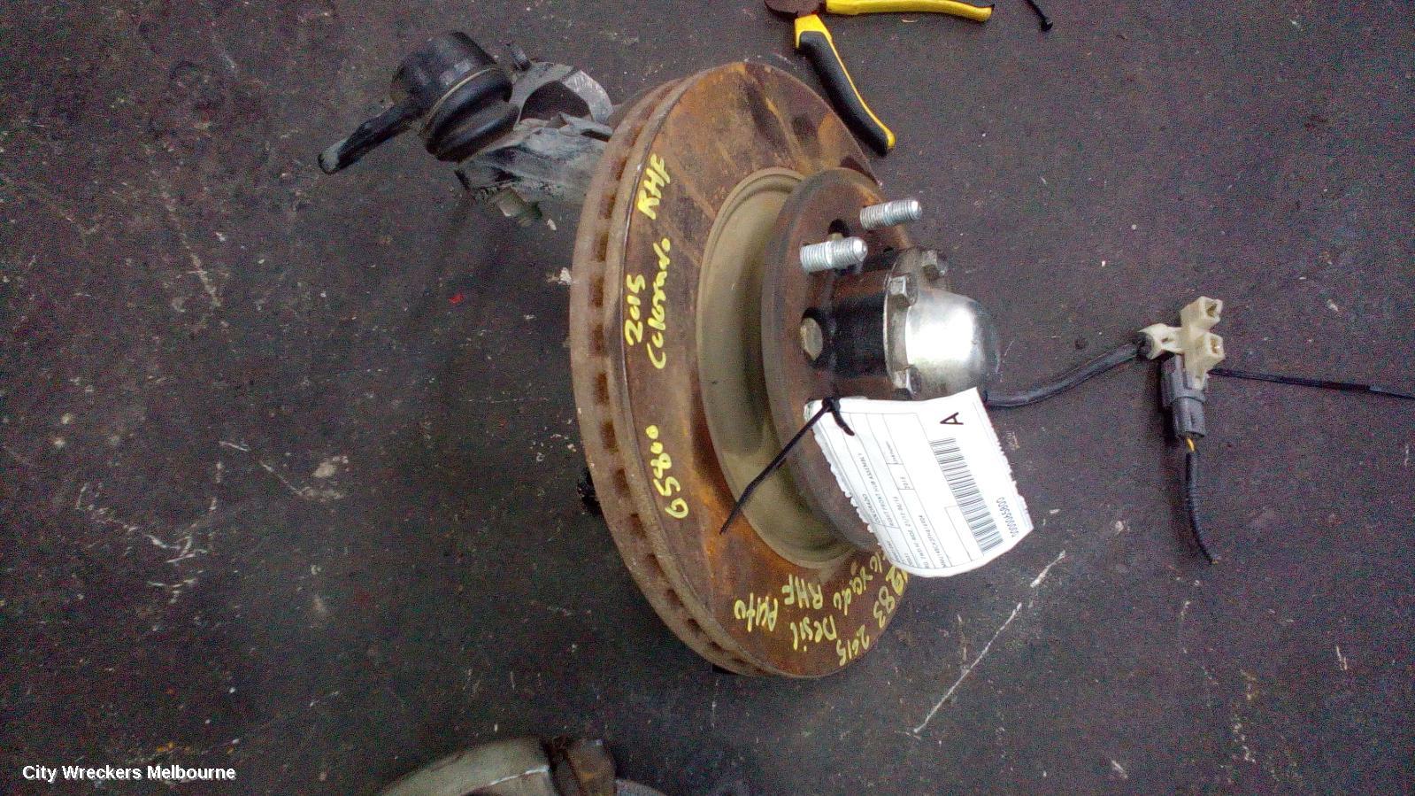 HOLDEN COLORADO RIGHT FRONT HUB ASSEMBLY, RG, 2WD, HI-RIDE, ABS TYPE, 01/2012 - 06/2016 - Image 2