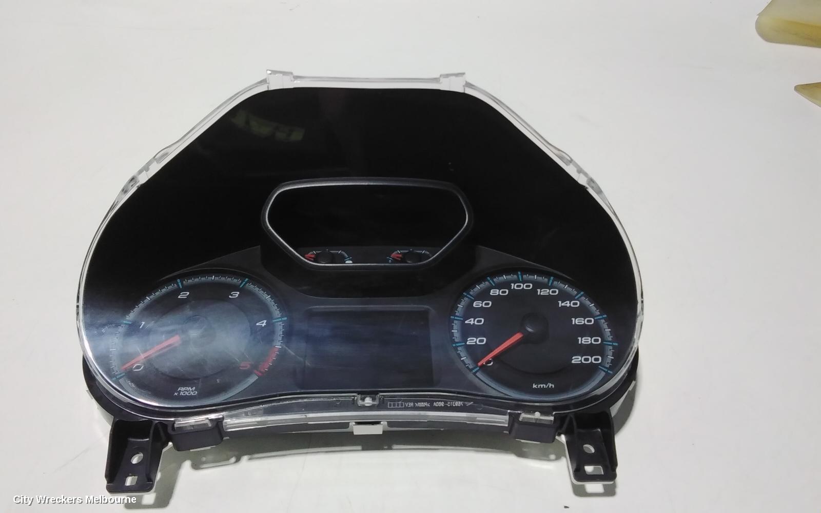 HOLDEN COLORADO INSTRUMENT CLUSTER, AUTO T/M, RG, 07/2016 - 12/2020 - Image 1