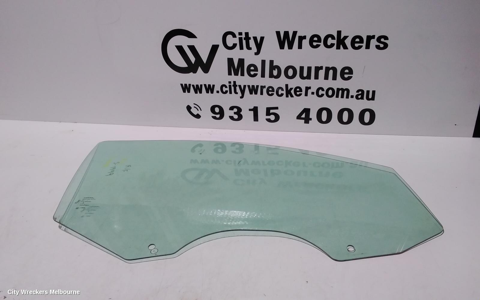 DODGE JOURNEY RIGHT FRONT DOOR WINDOW, JC, 09/2008 - 12/2016 - Image 1