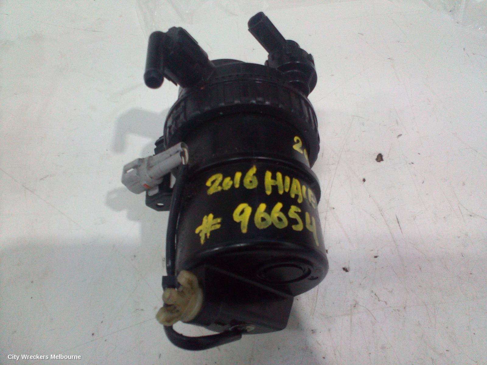 TOYOTA HIACE FUEL FILTER HOUSING, TRH/KDH 03/2005 - 04/2019 - Image 1