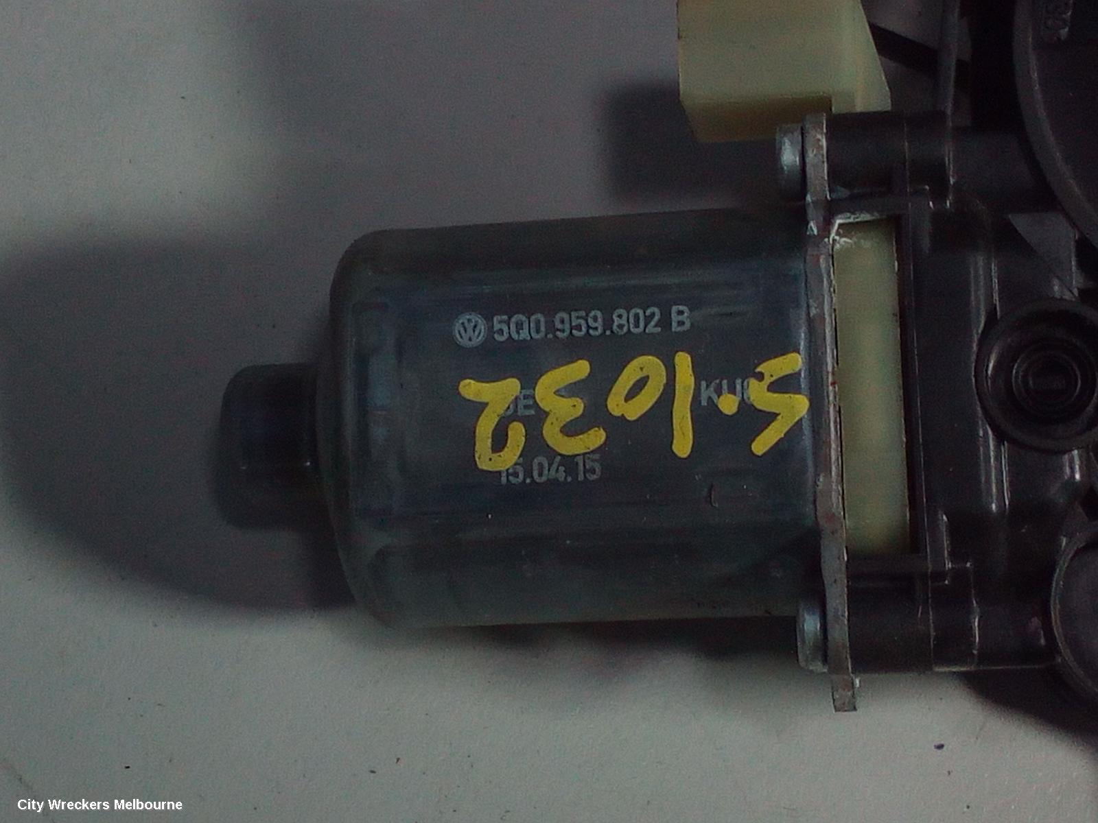 VOLKSWAGEN GOLF RIGHT FRONT WINDOW REG/MOTOR, GEN 7, 5DR HATCH/WAGON, 03/2013 - 08/2020 - Image 2