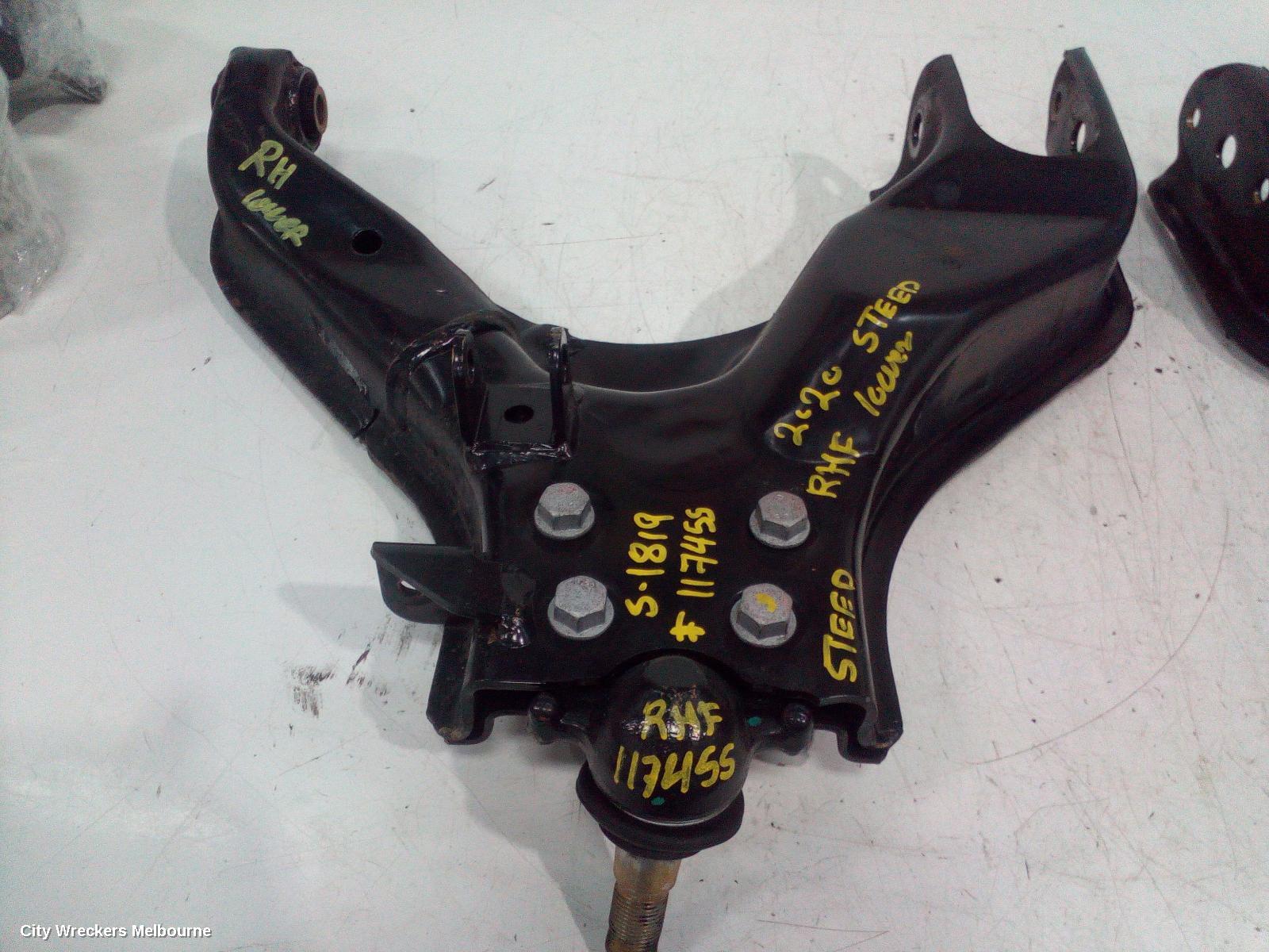 GREAT WALL STEED RIGHT FRONT LOWER CONTROL ARM, NBP, DUAL CAB, 07/2016 - 12/2021 - Image 2
