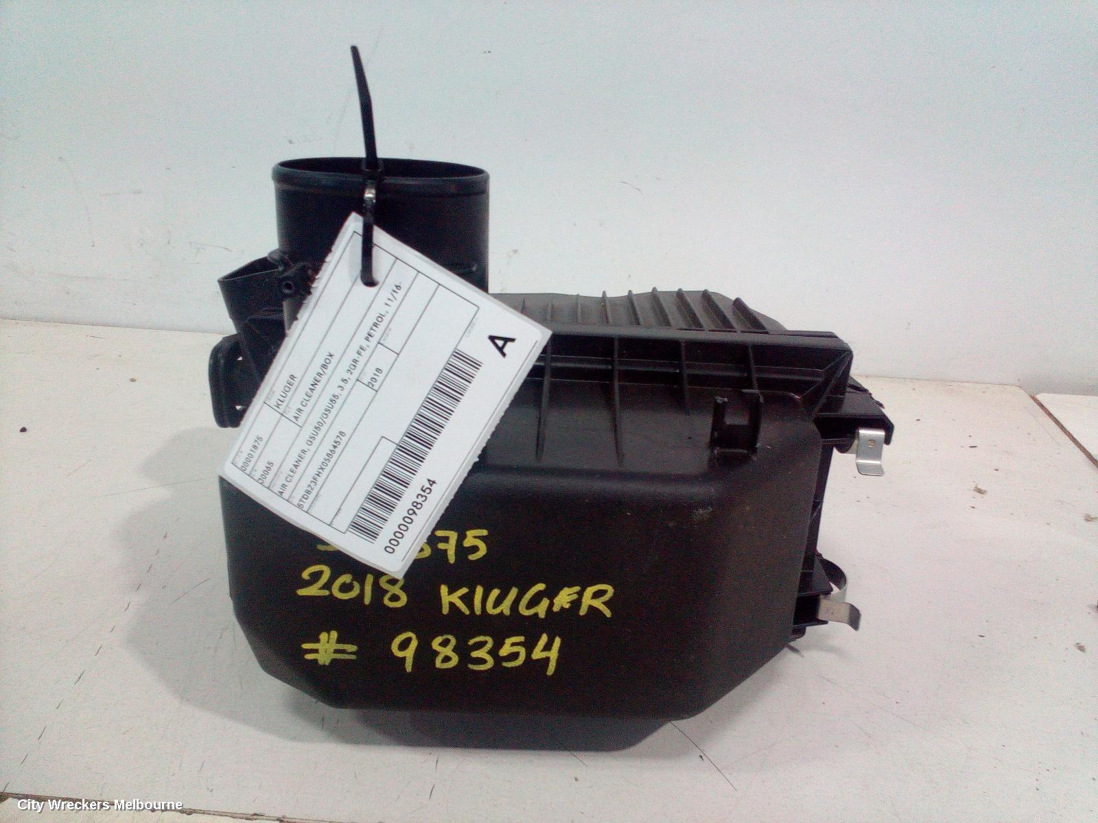TOYOTA KLUGER AIR CLEANER/BOX, AIR CLEANER, GSU50/GSU55, 3.5, 2GR-FE, PETROL, 11/2016 - 02/2021 - Image 2