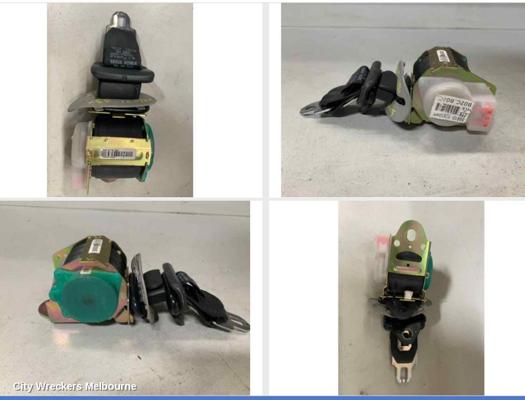 HYUNDAI GETZ SEATBELT/STALK, CENTRE REAR, SEAT BELT ONLY, TB, 5DR HATCH, LAP TYPE, 09/2002 - 09/2005 - Image 1