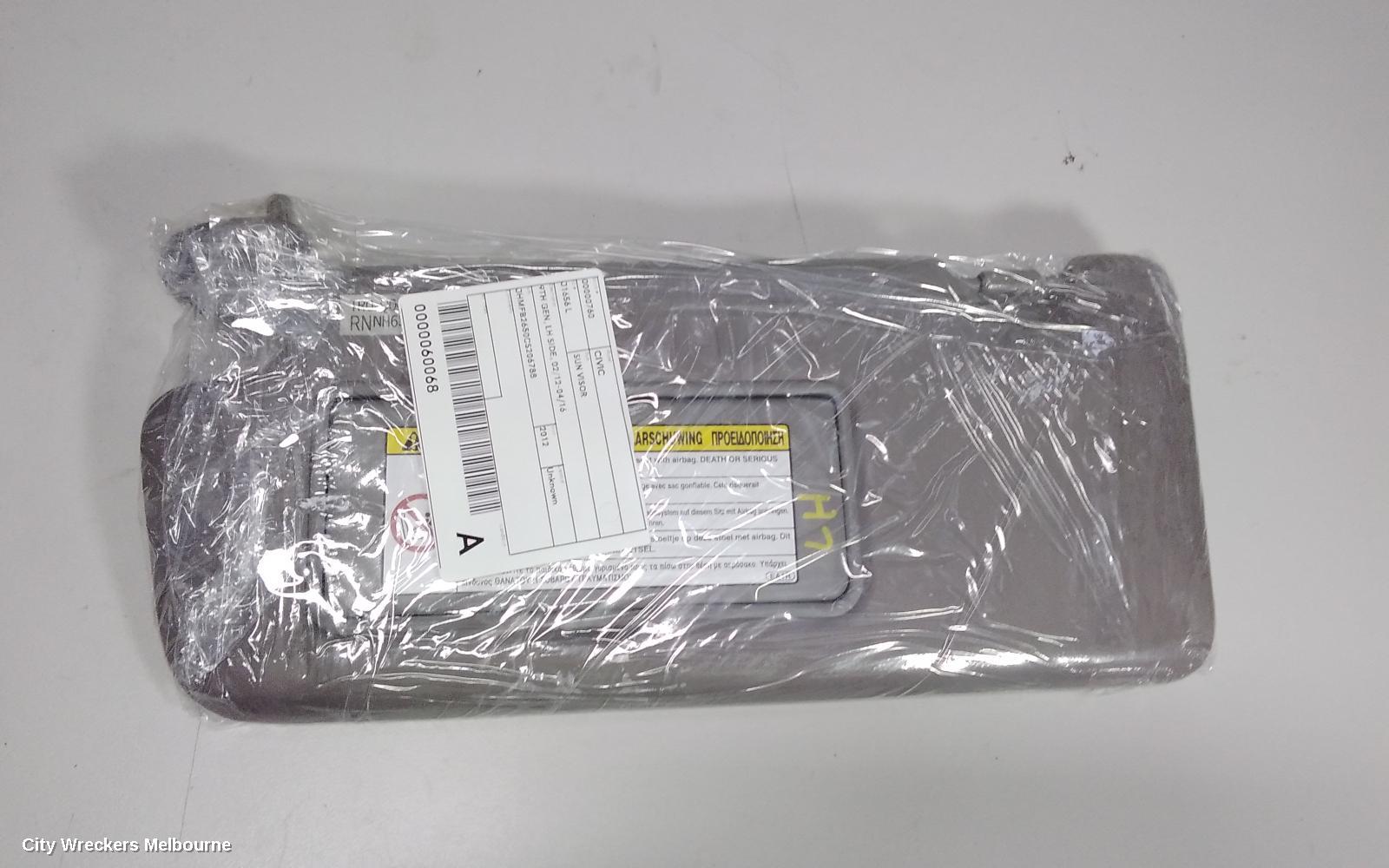 HONDA CIVIC SUNVISOR, 9TH GEN, LH SIDE, 02/2012 - 04/2016 - Image 3
