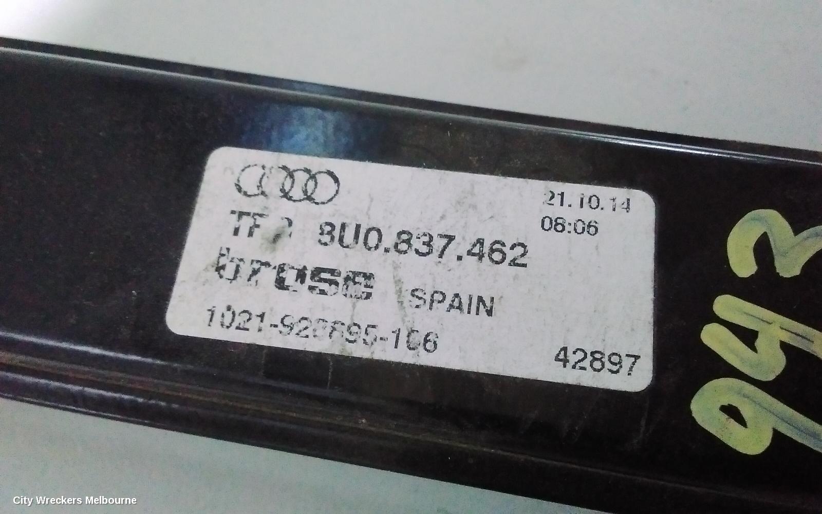 AUDI Q3 RIGHT FRONT WINDOW REG/MOTOR, 8U, 03/2012 - 12/2018 - Image 2