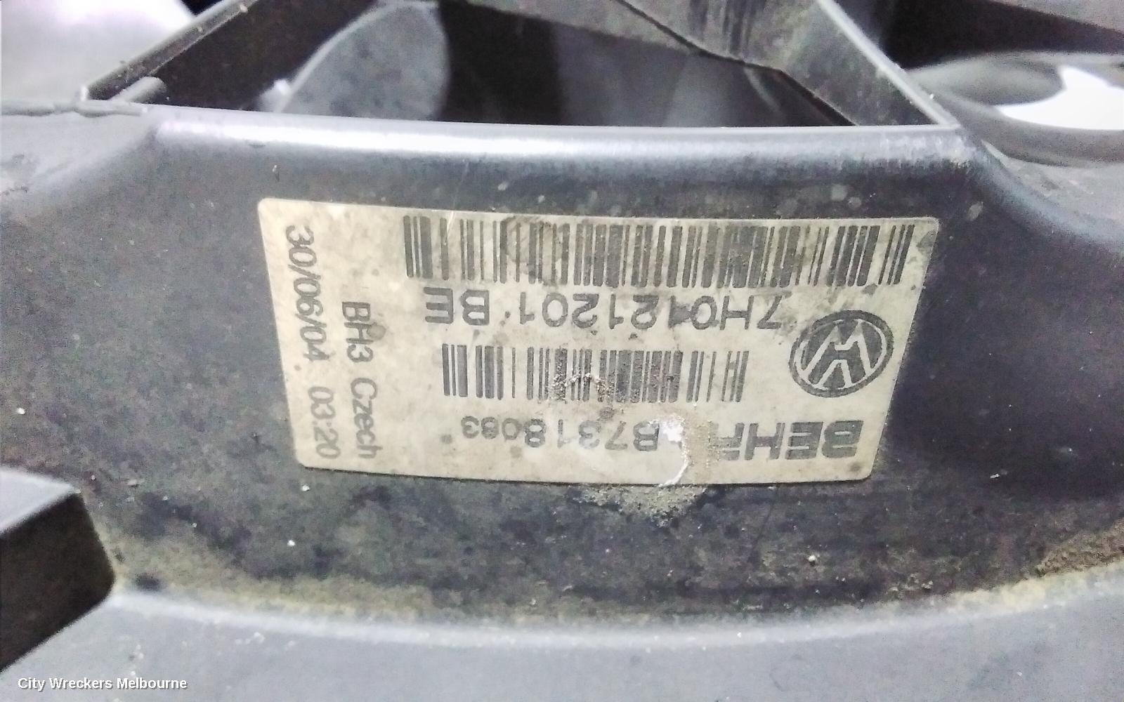 VOLKSWAGEN TRANSPORTER FAN, DUAL FAN ASSY, 2.5, DIESEL, T5, 08/2004 - 02/2010 - Image 3