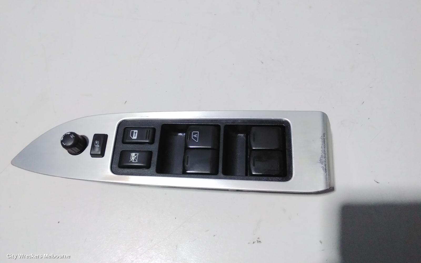 NISSAN MURANO PWR DR WIND SWITCH, RH FRONT (MASTER SWITCH), Z51, TI TYPE, 12/2008 - 12/2014 - Image 2