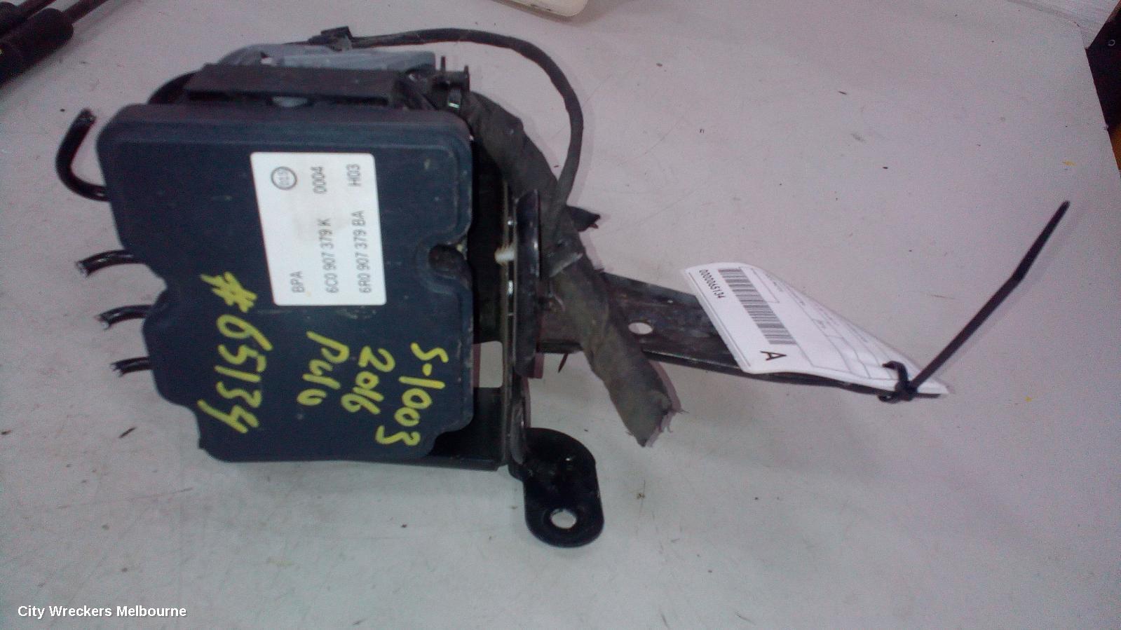 VOLKSWAGEN POLO ABS PUMP/MODULATOR, 6R, P/N 6C0614517K, 05/2014 - 09/2017 - Image 3