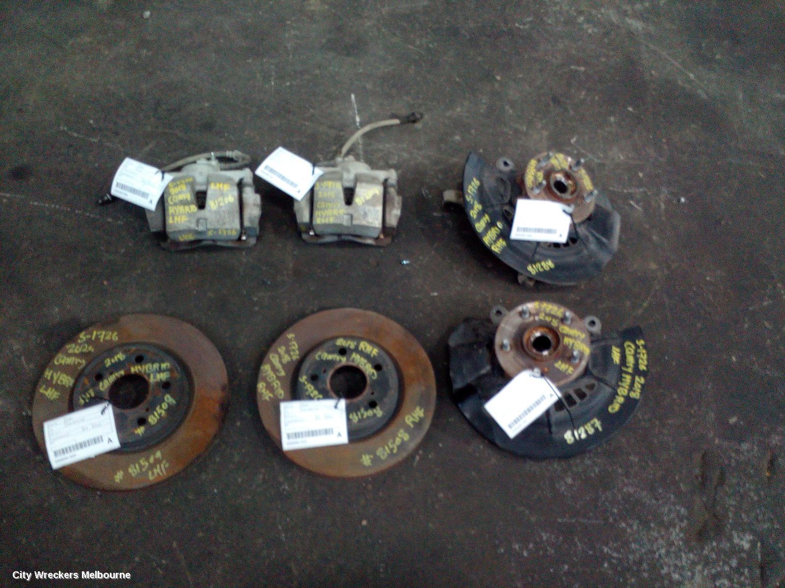 TOYOTA CAMRY FRONT BRAKE DISC/DRM, XV70, 09/2017 - 05/2024 - Image 3