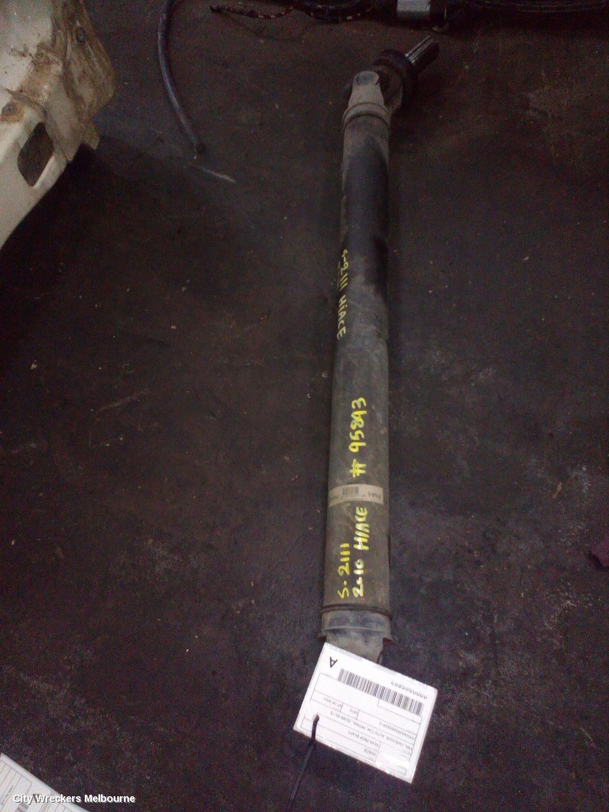 TOYOTA HIACE REAR DRIVE SHAFT, TRH, LWB/SWB, AUTO T/M, PETROL, 03/2005 - 02/2015 - Image 2