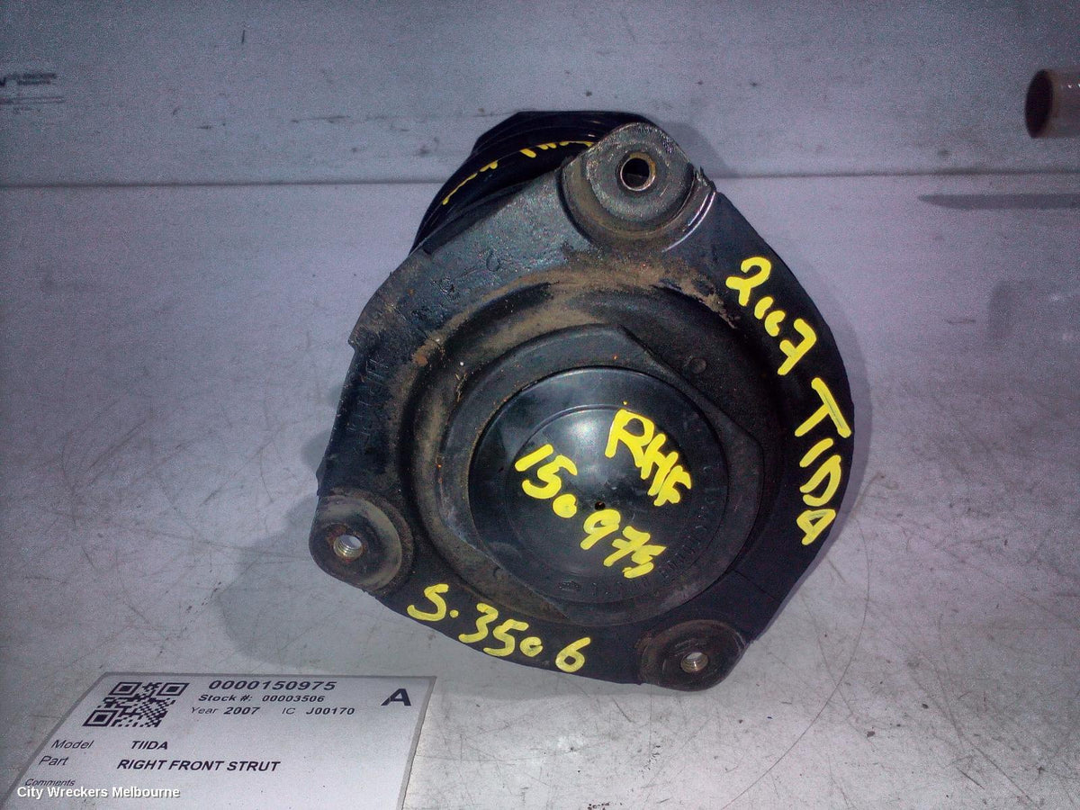 NISSAN TIIDA RIGHT FRONT STRUT, C11, HATCH/SEDAN, 09/2004 - 01/2013 - Image 1