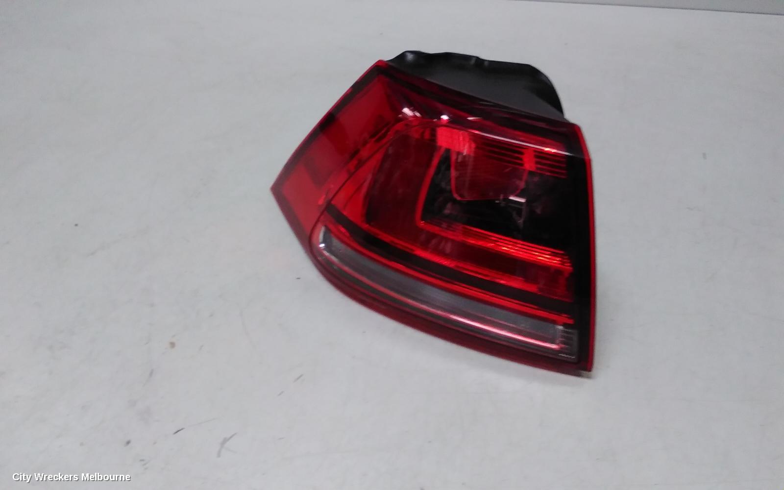 VOLKSWAGEN GOLF LEFT TAILLIGHT, GEN 7, HATCH, STANDARD, TRENDLINE/COMFORTLINE, NON LED TYPE, NON TINTED TYPE, 03/2013 - 03/2017 - Image 2