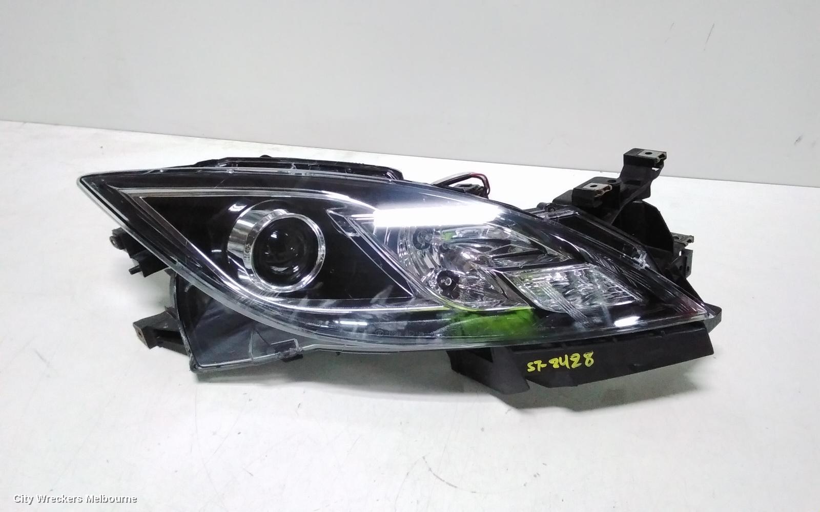 MAZDA 6 RIGHT HEADLAMP, GH SII, XENON TYPE, LOW BEAM, BLACK INSERT, 03/2010 - 11/2012 - Image 3