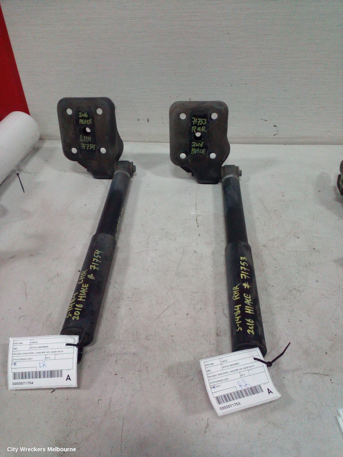TOYOTA HIACE SHOCK ABSORBER, TRH/KDH, REAR (PAIR), LWB/SWB VAN, 03/2005 - 04/2019 - Image 2