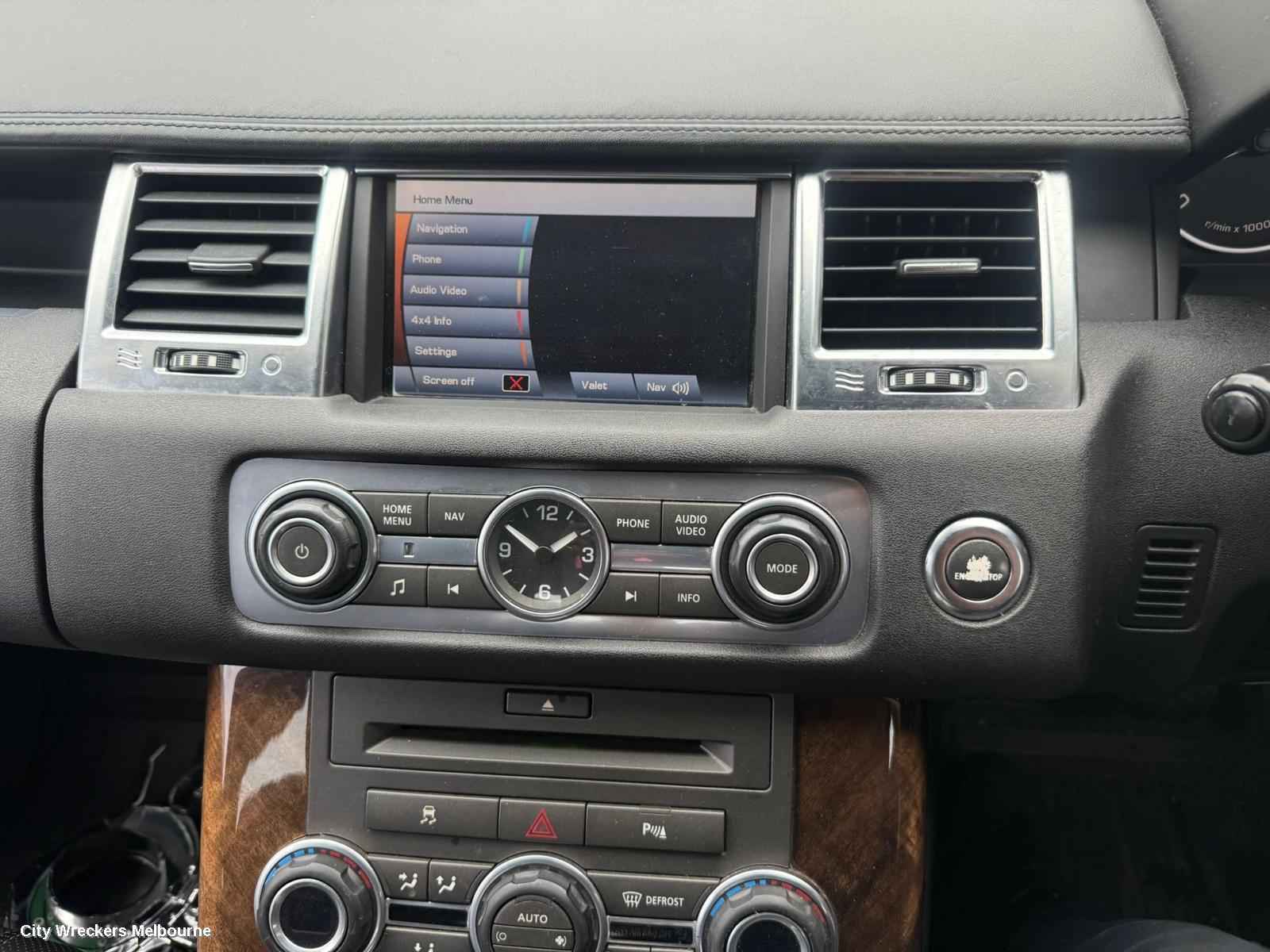 LAND ROVER RANGEROVER SPORT RADIO/CD/DVD/SAT/TV, DISPLAY ONLY, TOUCHSCREEN, W/ SAT NAV TYPE (DASH MOUNTED), L320, 09/2009 - 05/2013 - Image 2