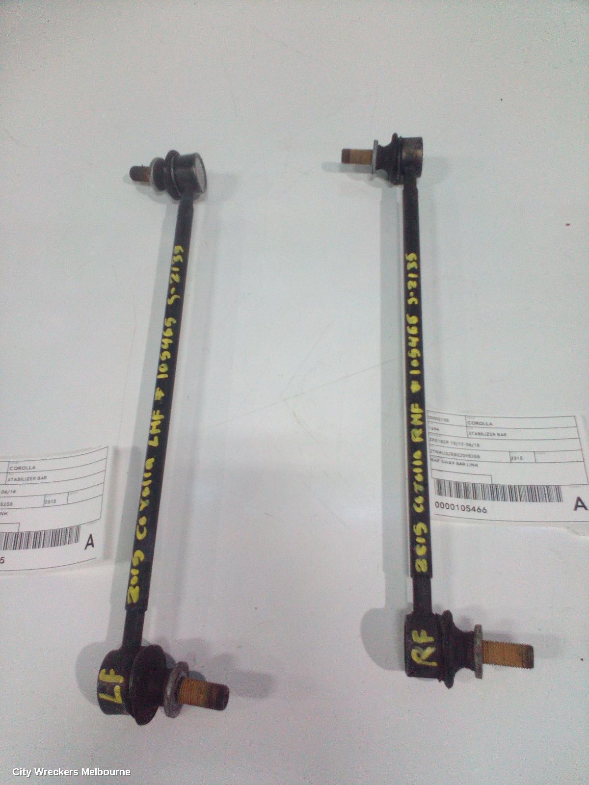 TOYOTA COROLLA STABILISER BAR, ZRE182R 10/2012 - 06/2018 - Image 3