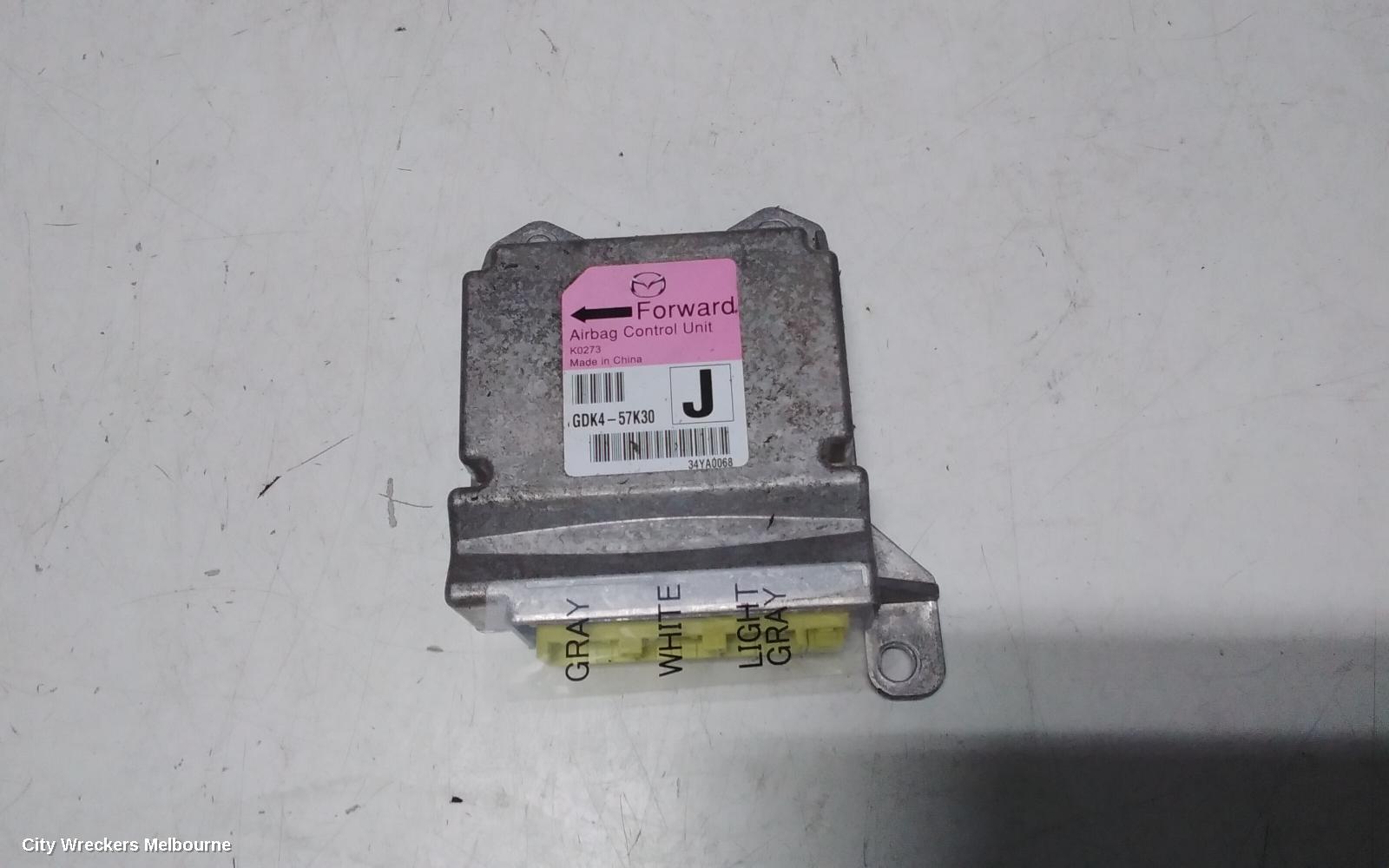 MAZDA 6 AIRBAG MODULE/SENSOR, MODULE, P/N GDK4, GH, 03/2010 - 11/2012 - Image 1