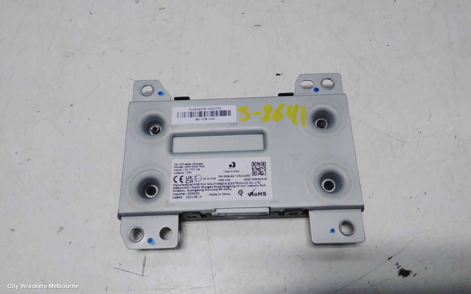 HAVAL JOLION, A01, 02/2021 ONWARDS, WIRLESS CHARGER  : 118345 - Image 3