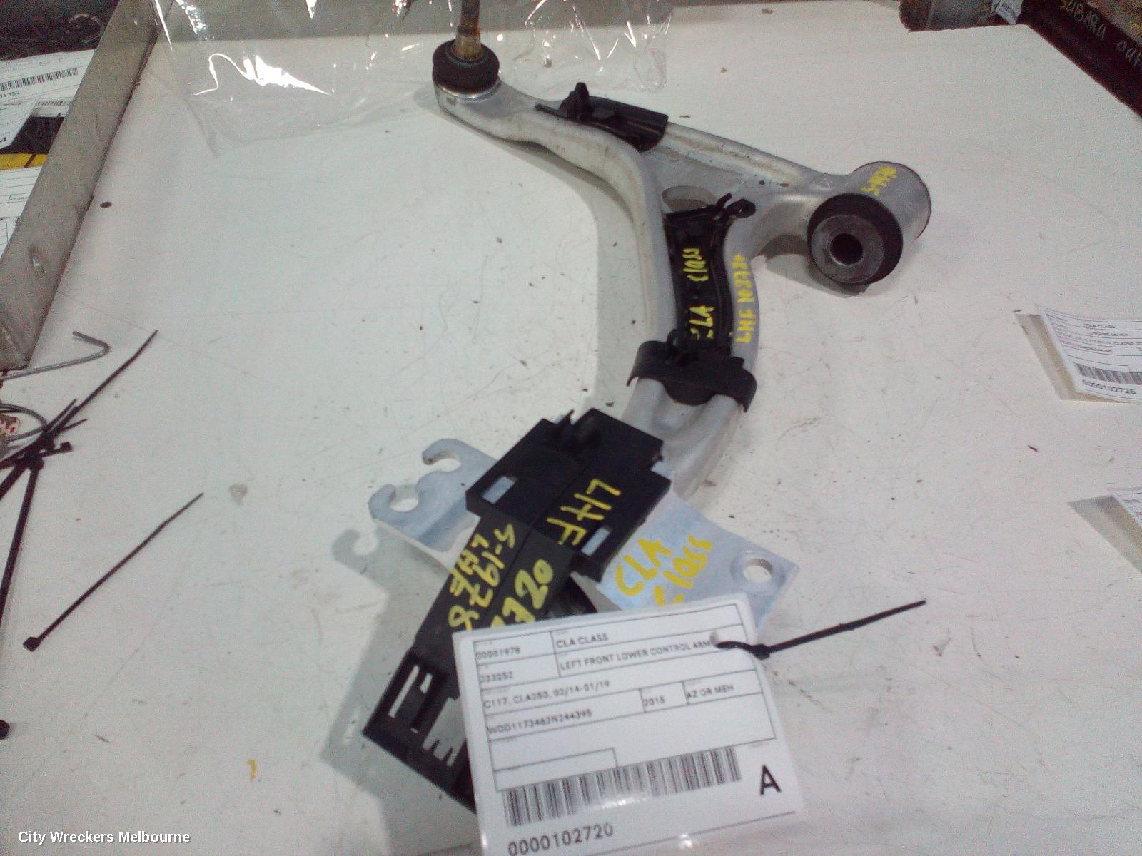 MERCEDES CLA CLASS LEFT FRONT LOWER CONTROL ARM, C117/X117, NON VARIABLE TYPE, CLA180/CLA200/CLA200CDI/CLA250, 09/2013 - 01/2019 - Image 2