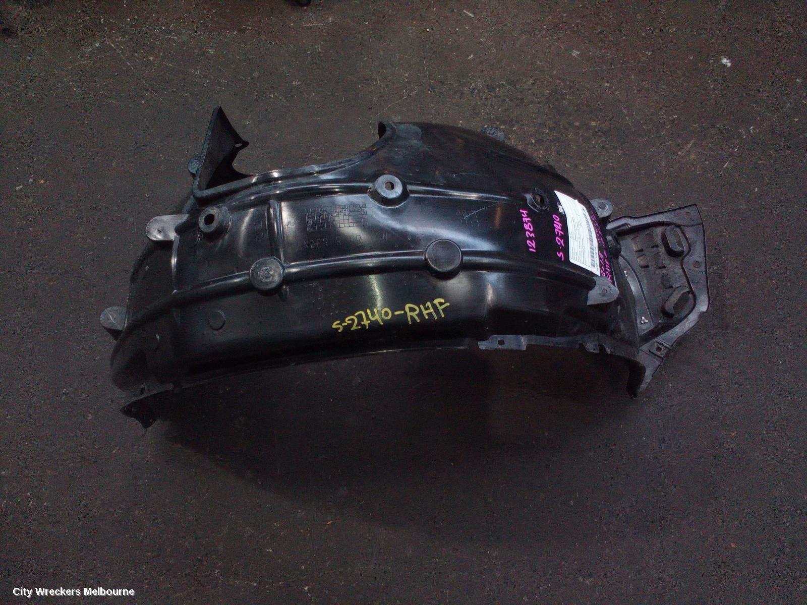 HONDA CIVIC RIGHT GUARD LINER, 10TH GEN, HATCH, RS, 02/2017 - 08/2021 - Image 1