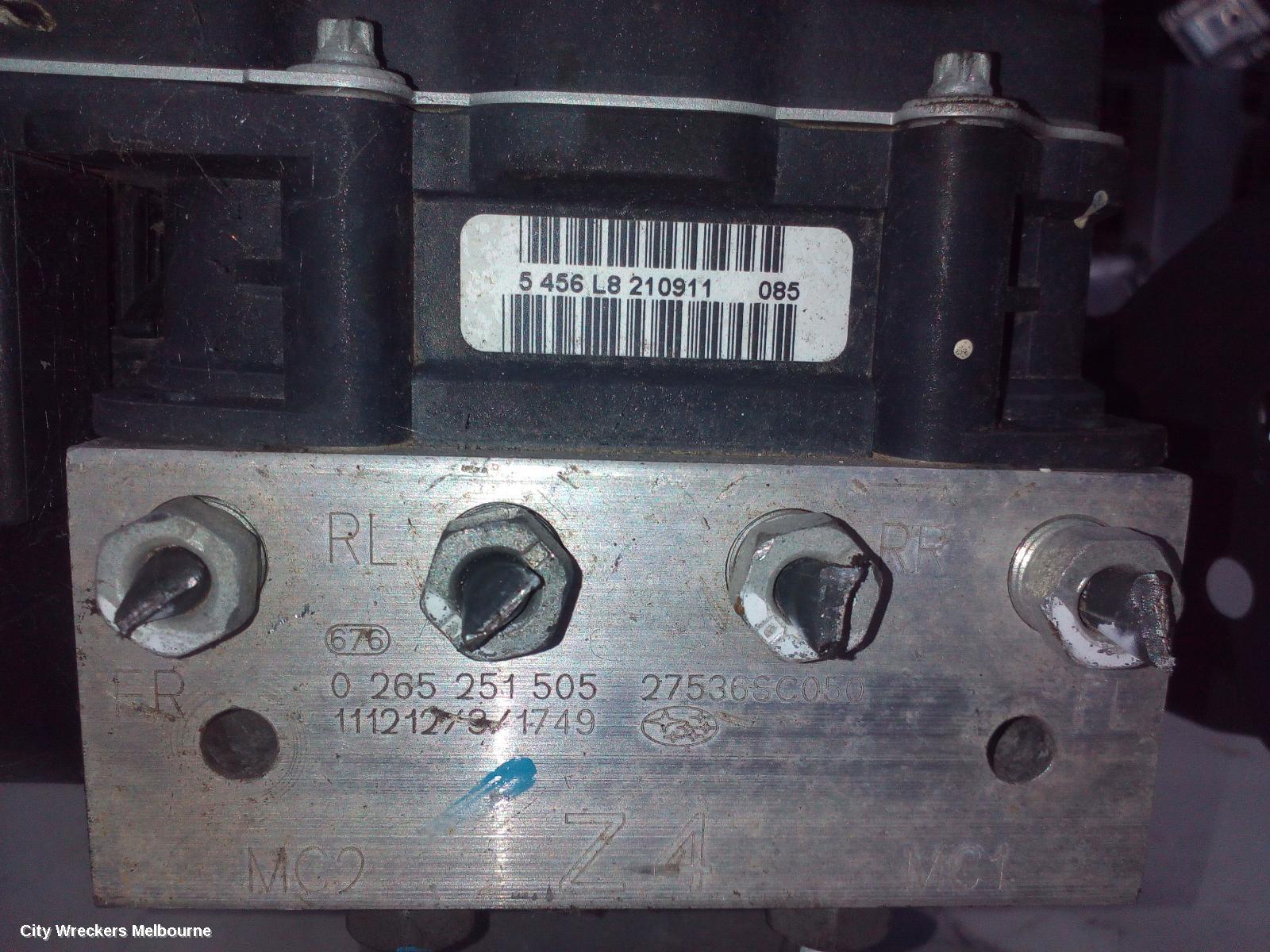 SUBARU FORESTER ABS PUMP/MODULATOR, P/N 27536SC050, VDC TYPE, 02/2008 - 12/2012 - Image 2