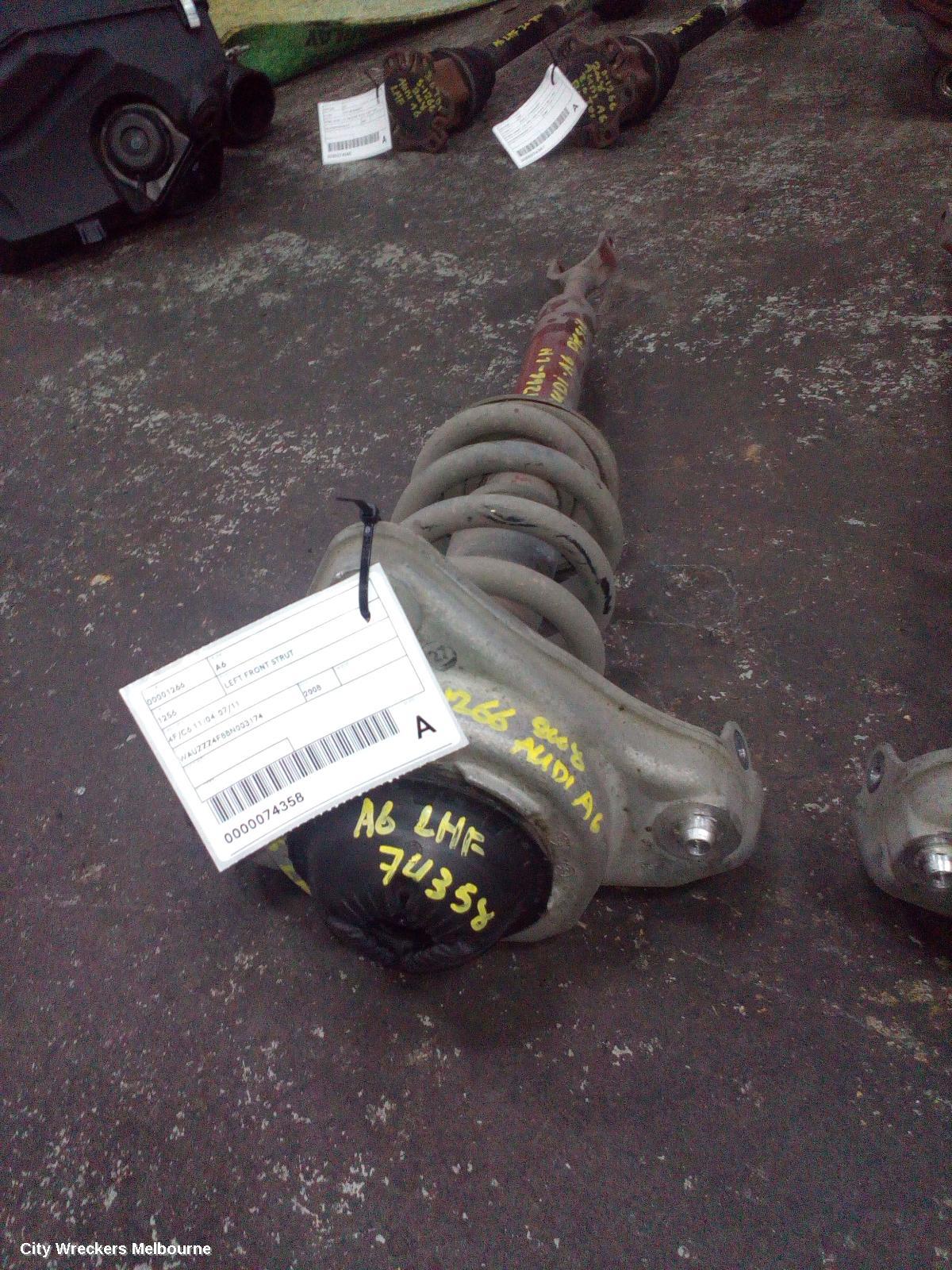 AUDI A6 LEFT FRONT STRUT, 4F/C6 11/2004 - 07/2011 - Image 1