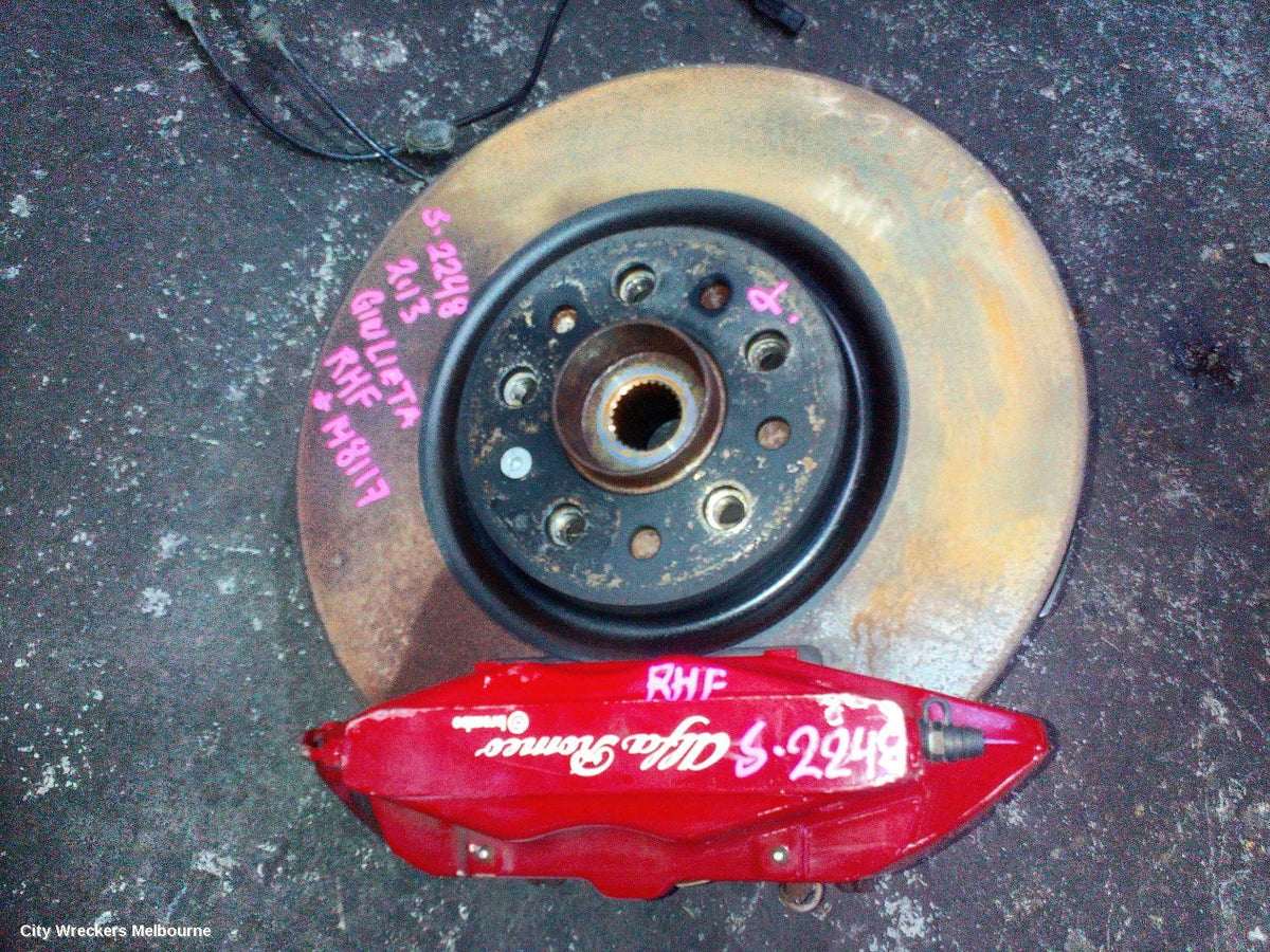 ALFA ROMEO GIULIETTA RIGHT FRONT HUB ASSEMBLY, SUIT SINGLE SPOT CALIPER TYPE, 940 SERIES, 06/2011 ONWARDS - Image 2