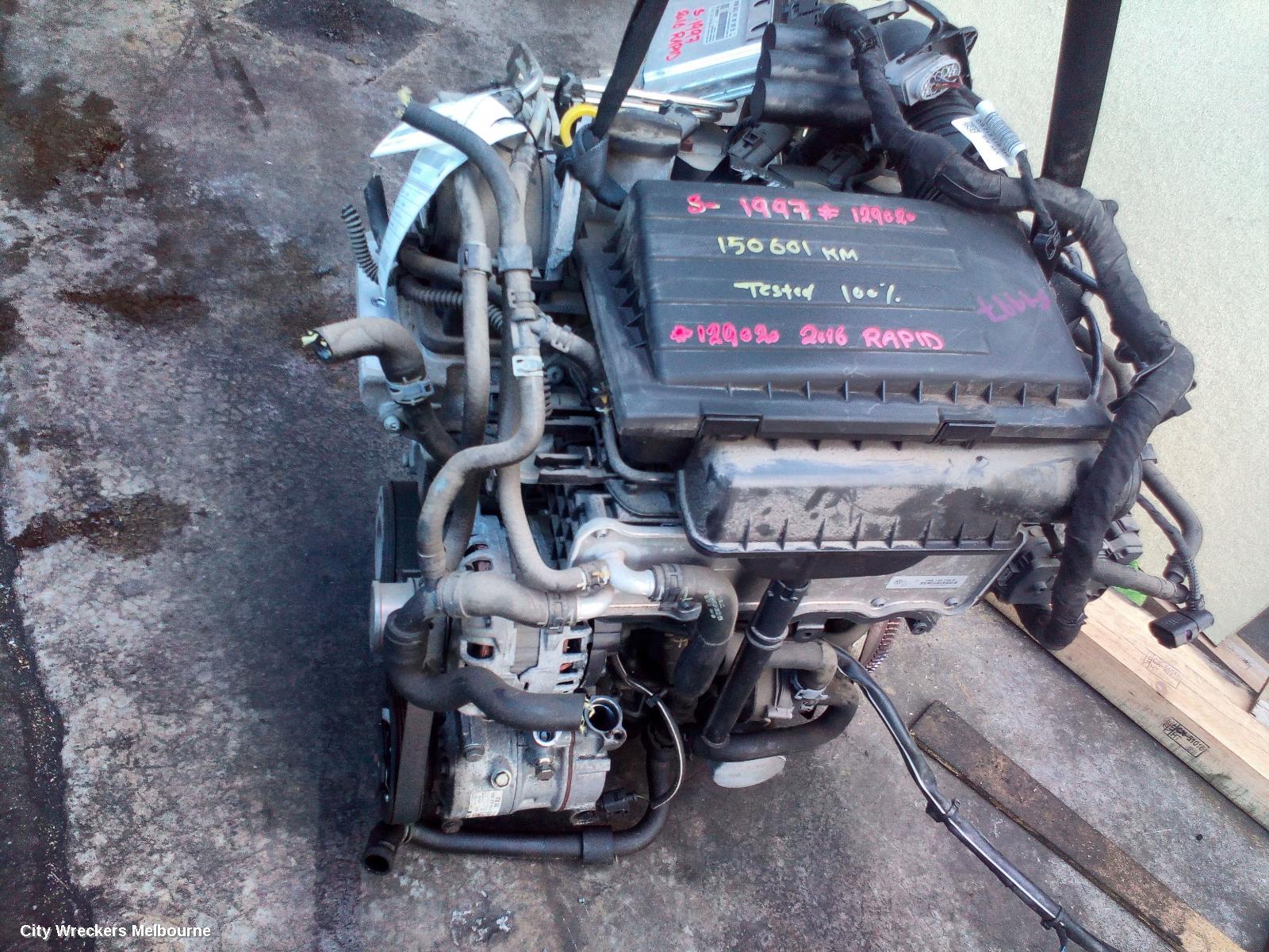 SKODA RAPID ENGINE, PETROL, 1.4, TURBO, NH, CZCA CODE, 05/2014 - 12/2020 - Image 2