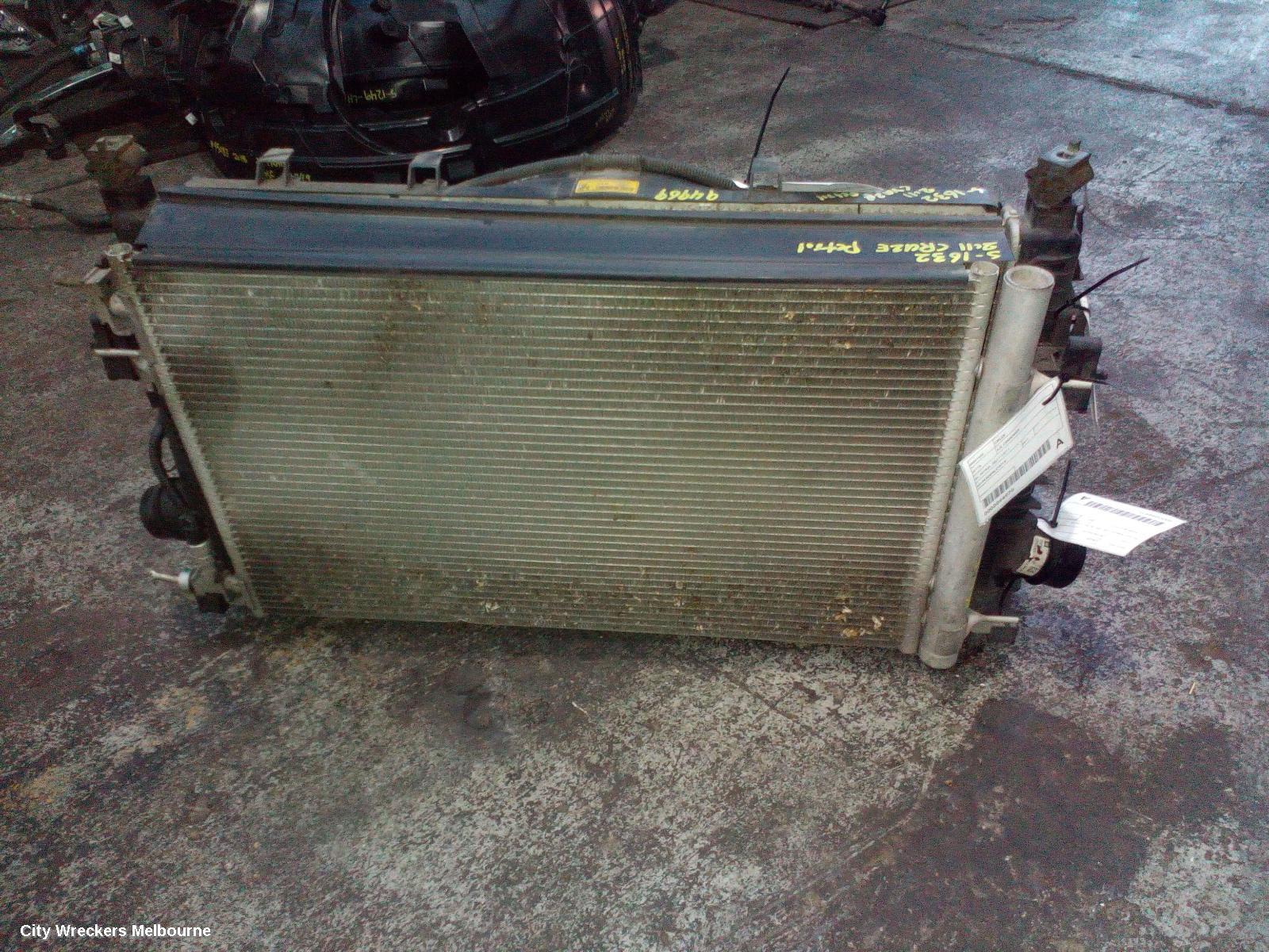 HOLDEN CRUZE INTERCOOLER, PETROL, MANUAL T/M TYPE, JH, 03/2011 - 01/2017 - Image 3