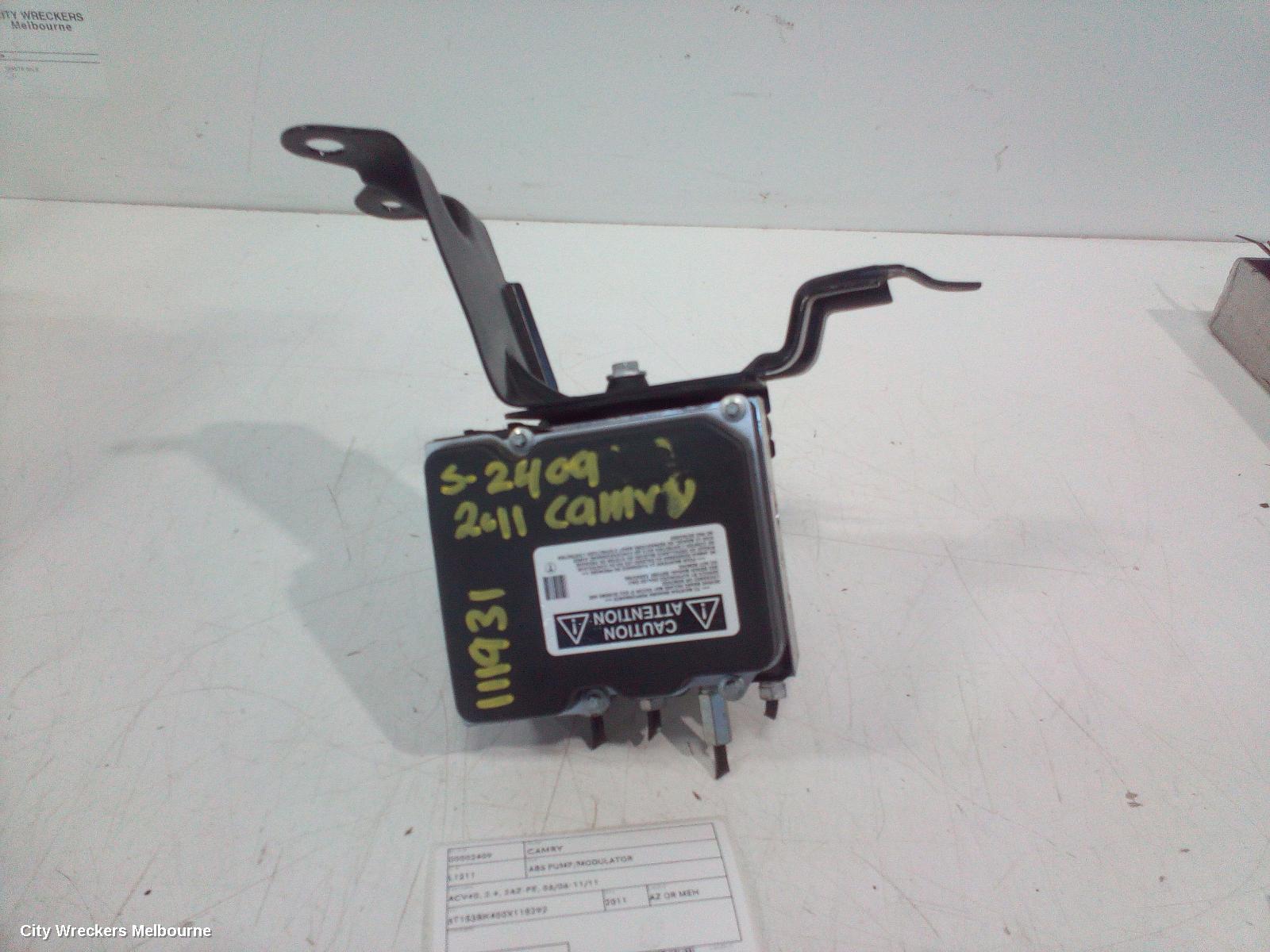 TOYOTA CAMRY ABS PUMP/MODULATOR, ACV40, 2.4, 2AZ-FE, 06/2006 - 11/2011 - Image 2