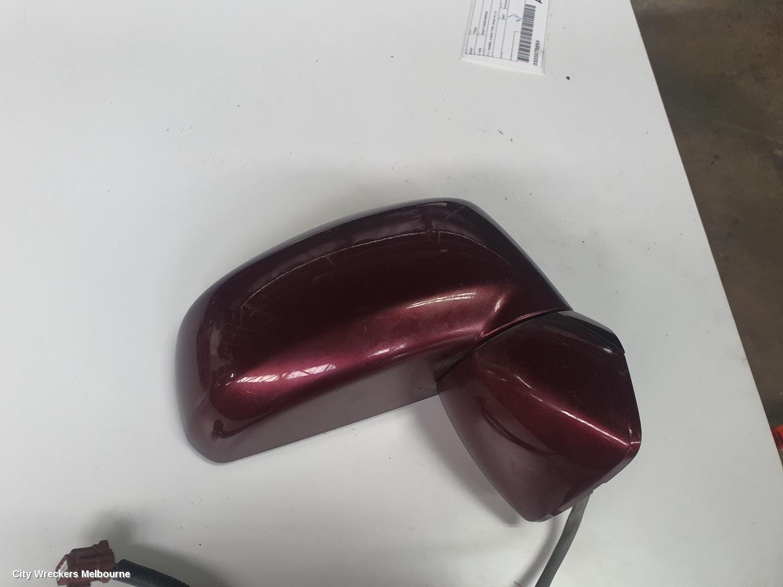 NISSAN TIIDA RIGHT DOOR MIRROR, C11, POWER, 3 WIRE TYPE, 09/2004 - 01/2013 - Image 2