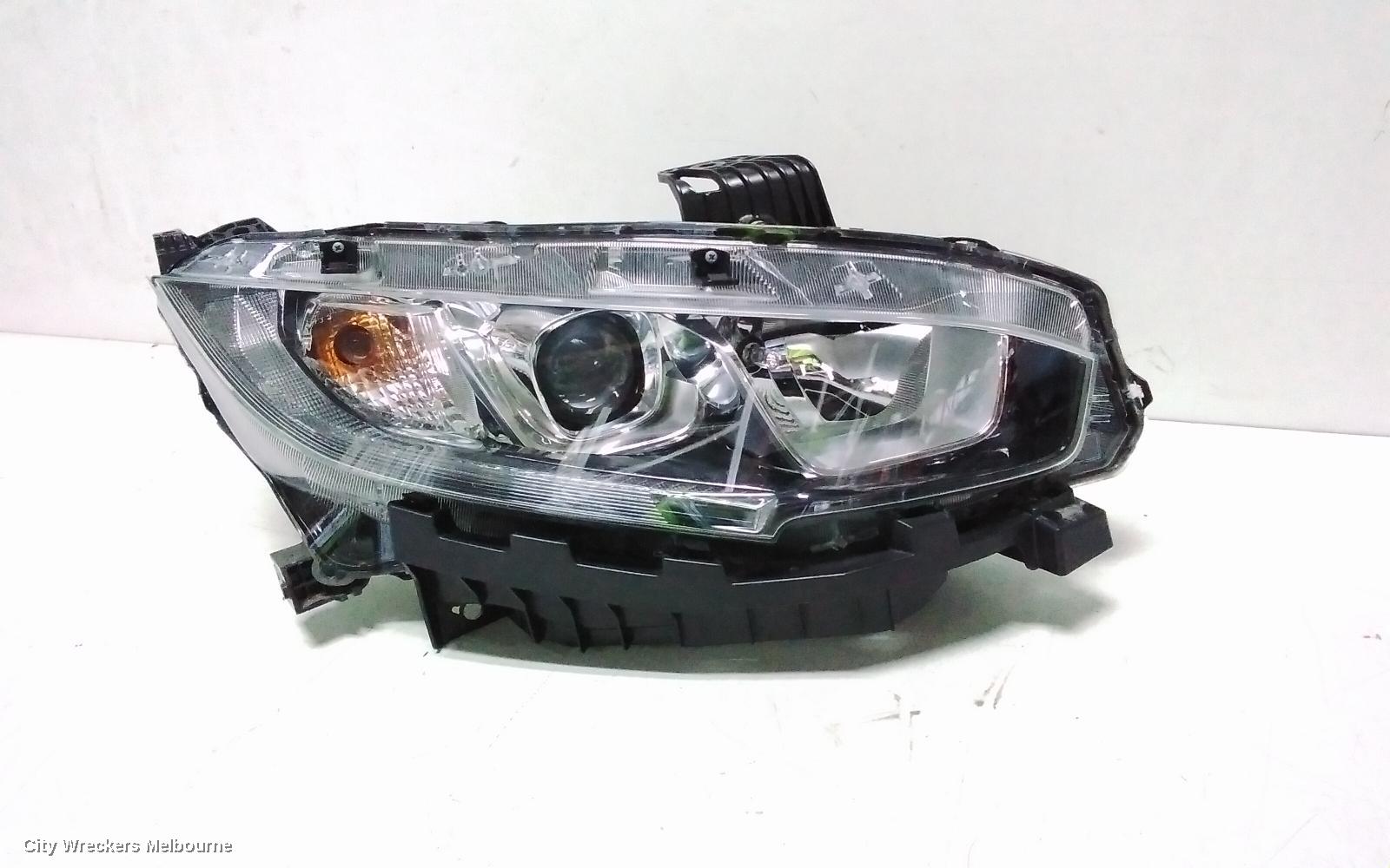 HONDA CIVIC RIGHT HEADLAMP, 10TH GEN, HATCH/SEDAN, HALOGEN TYPE, 05/2016 - 08/2021 - Image 2