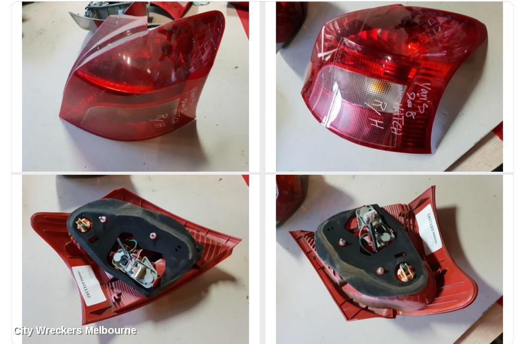 TOYOTA YARIS RIGHT TAILLIGHT, NCP9#, HATCH, LENS# 52-143, 10/2005 - 08/2008 (AUS ONLY) - Image 3