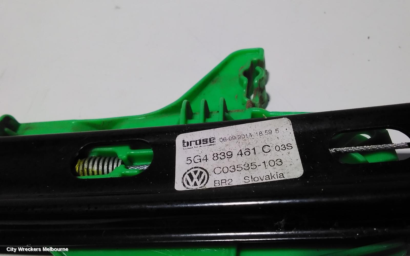 VOLKSWAGEN GOLF LEFT REAR WND REG/MOTOR, GEN 7, 03/2013 - 08/2020 - Image 2