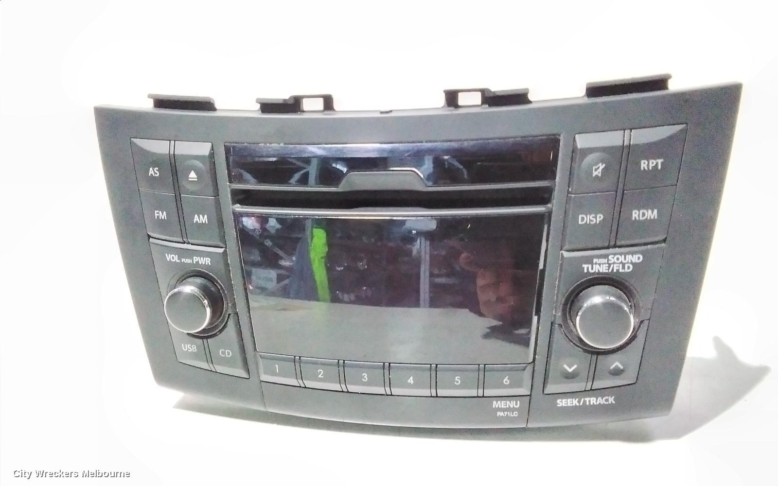 SUZUKI SWIFT RADIO/CD/DVD/SAT/TV, CD PLAYER, W/ BLUETOOTH TYPE, FZ, 08/2010 - 03/2017 - Image 2