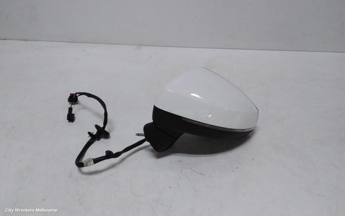 AUDI A3 LEFT DOOR MIRROR, 8V, A3, SEDAN, MANUAL FOLD, NON LANE CHANGE ASSIST TYPE (6XC/7Y0), 11/2013 - 10/2020 - Image 1