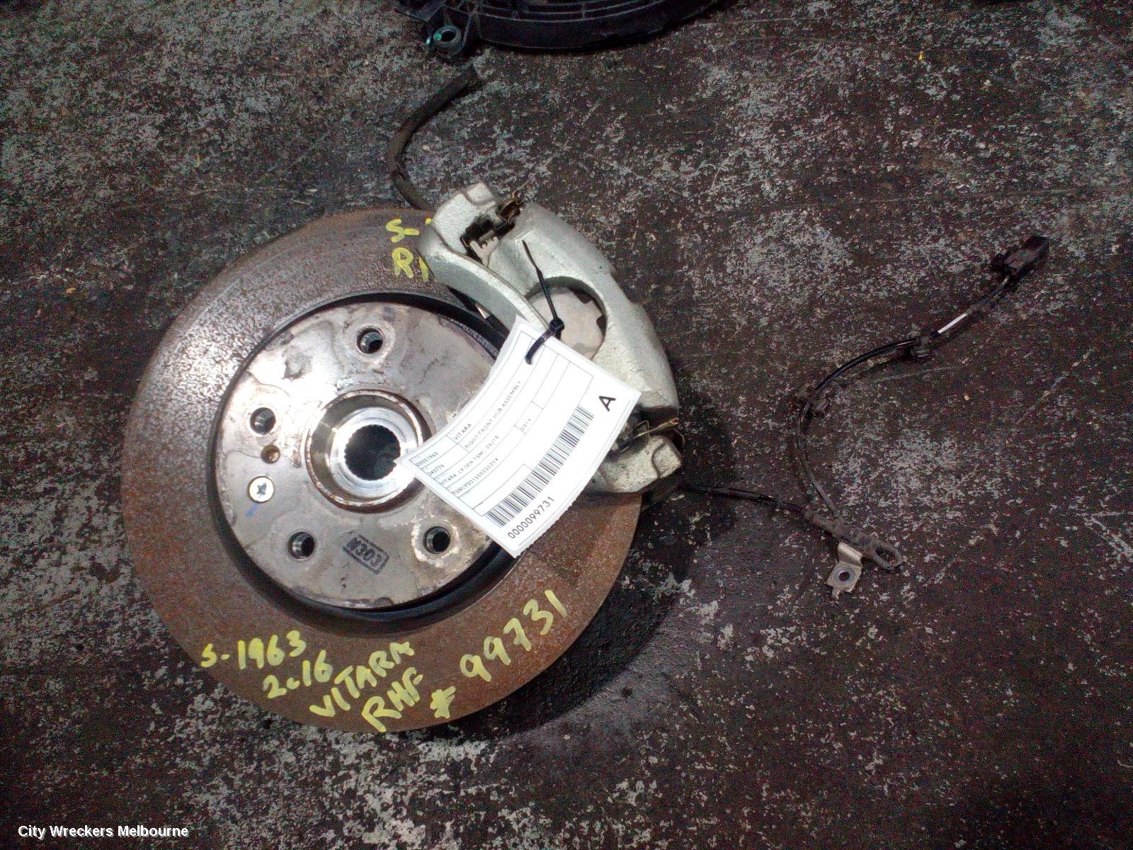 SUZUKI VITARA RIGHT FRONT HUB ASSEMBLY, VITARA, LY (VIN TSM), 06/2015 ONWARDS - Image 1