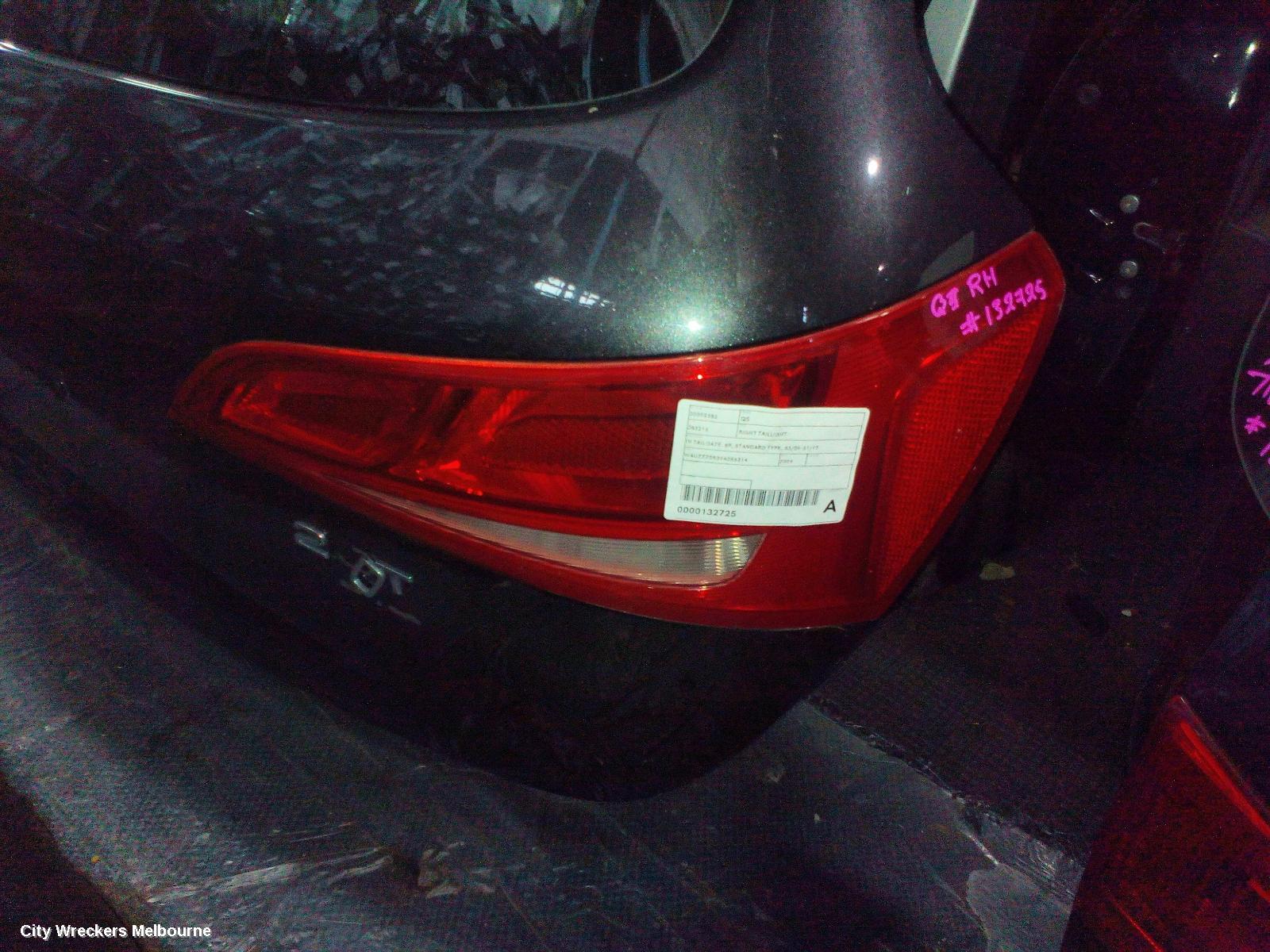 AUDI Q5 RIGHT TAILLIGHT, IN TAILGATE, 8R, STANDARD TYPE, 03/2009 - 01/2017 - Image 3