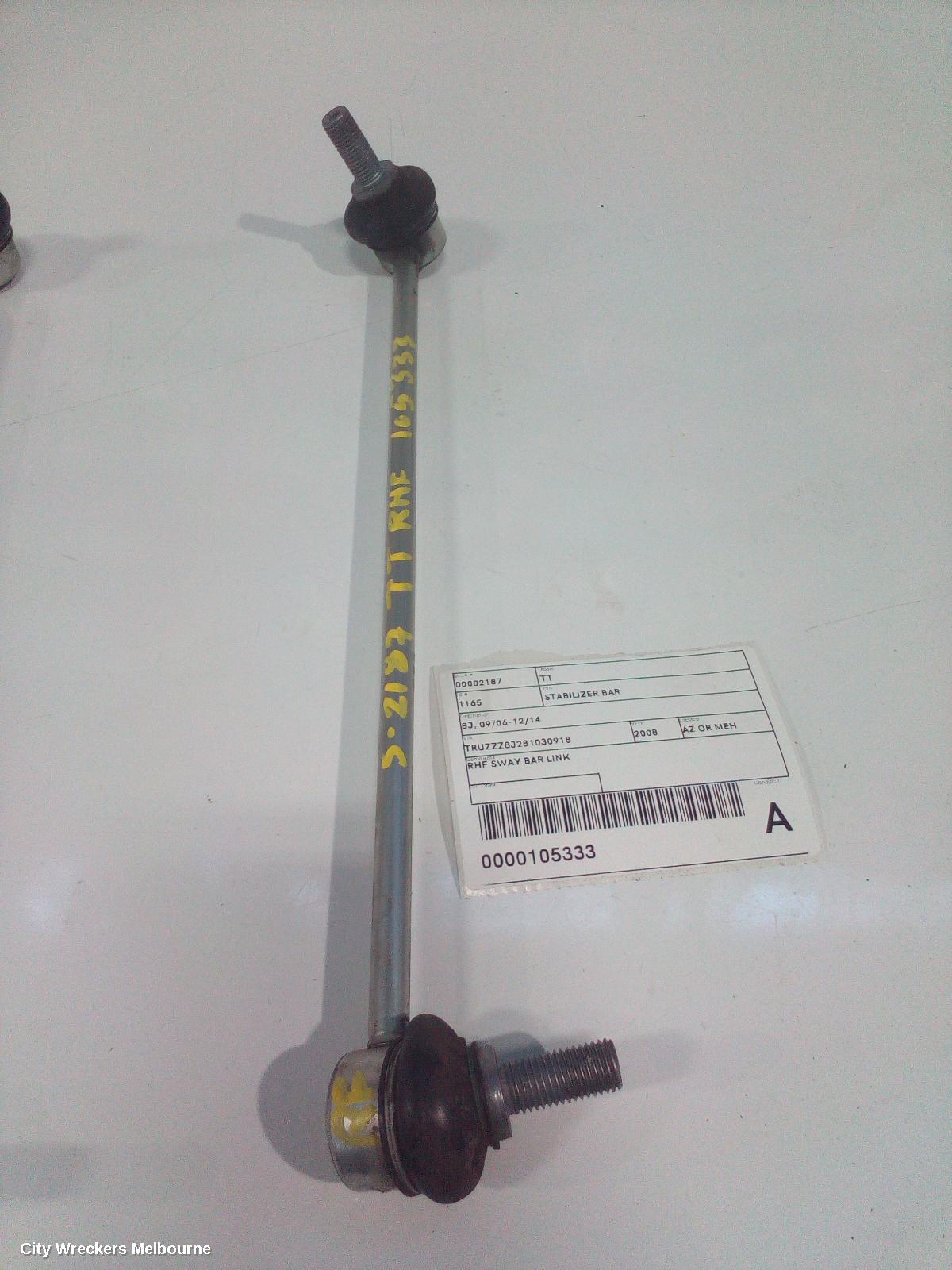 AUDI TT STABILISER BAR, 8J, 09/2006 - 12/2014 - Image 1